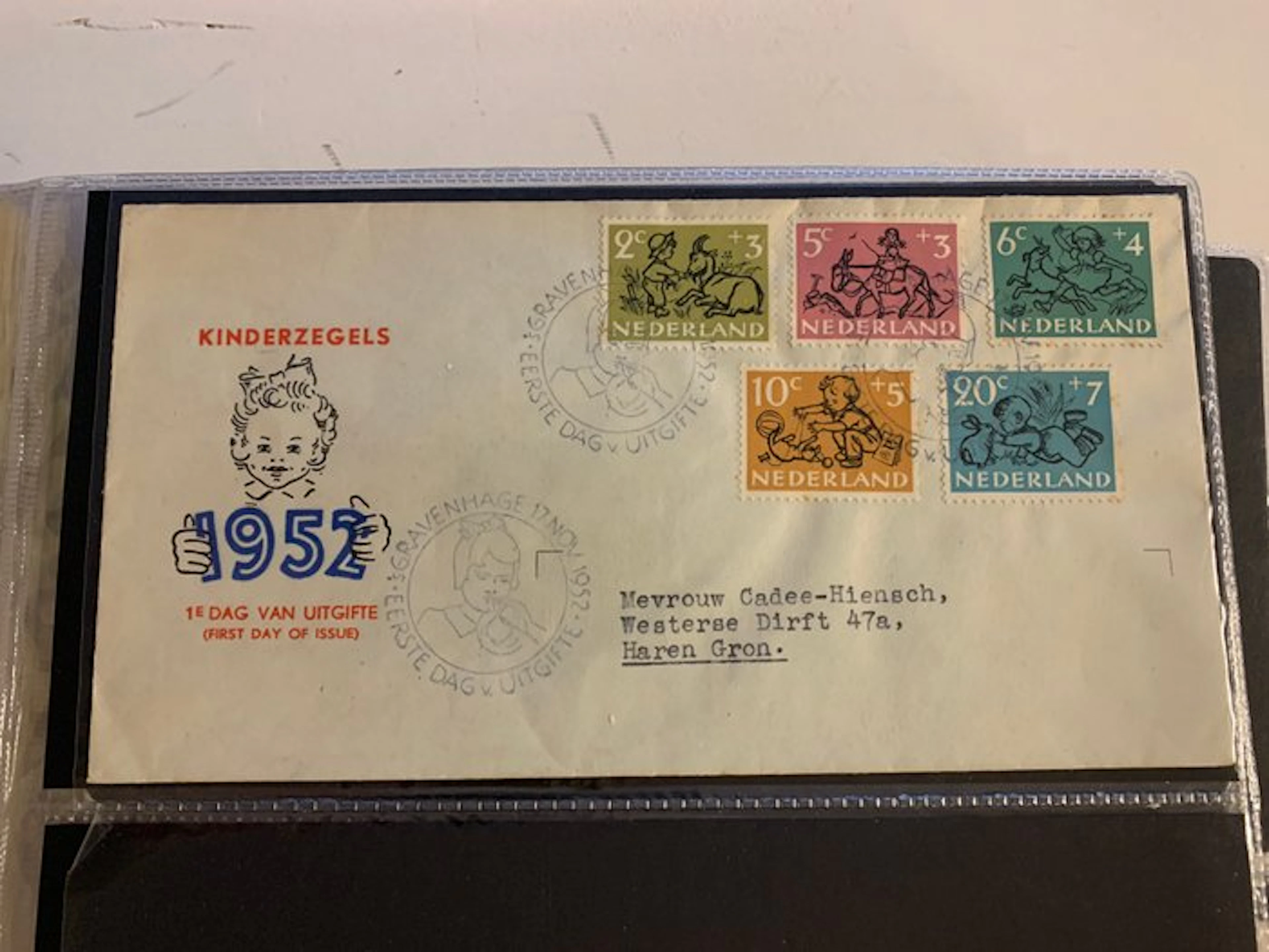 Netherlands 1952/1986 - FDC selection starting at €11 in 2 albums