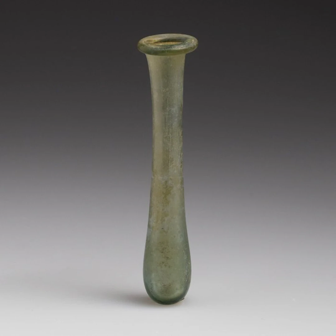 Ancient Roman, Empire Glass Miniature bottle - 80 mm