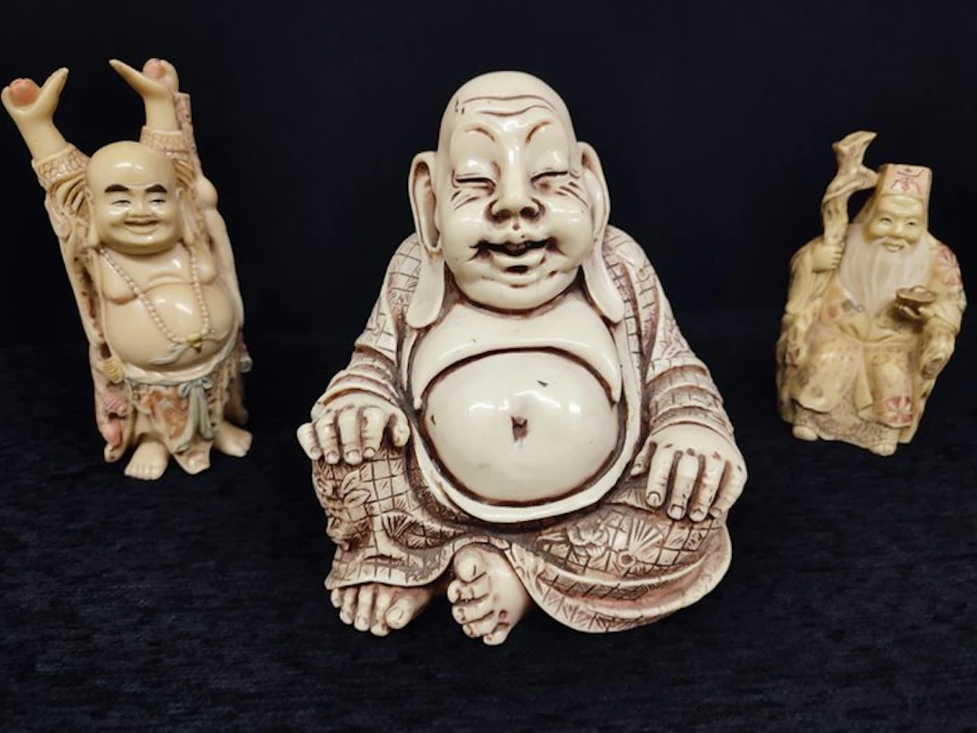 Figure - Budas sonrientes (3) - Resin