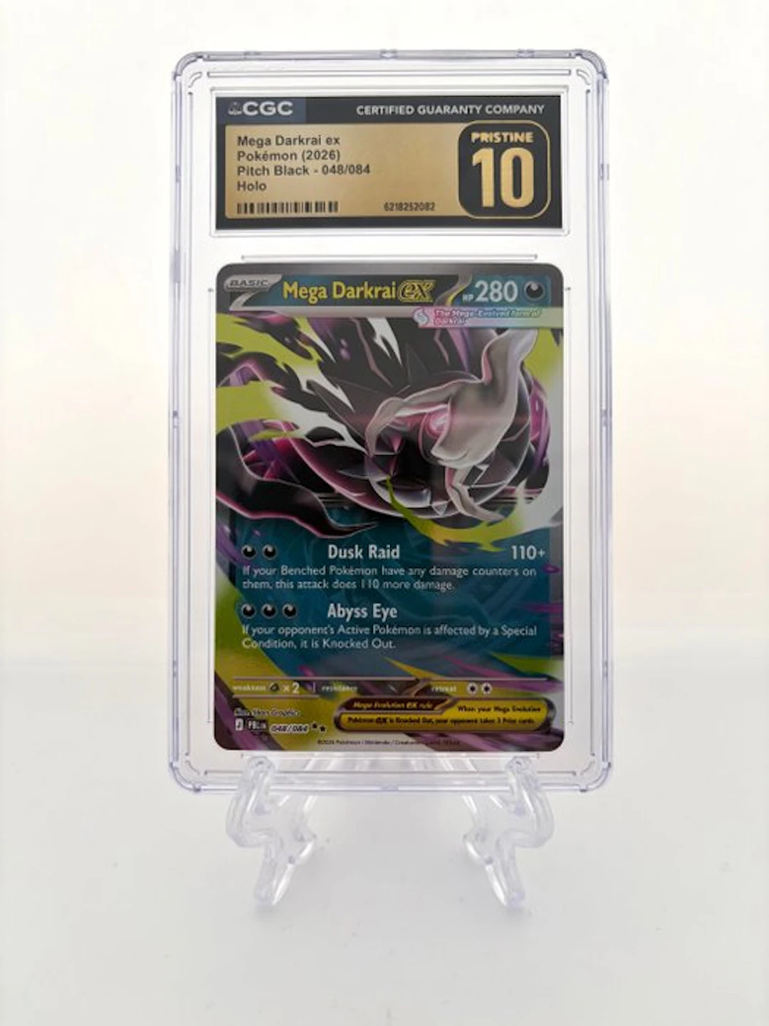 Pokémon - 1 Graded card - Mega Darkrai ex - Pitch Black...