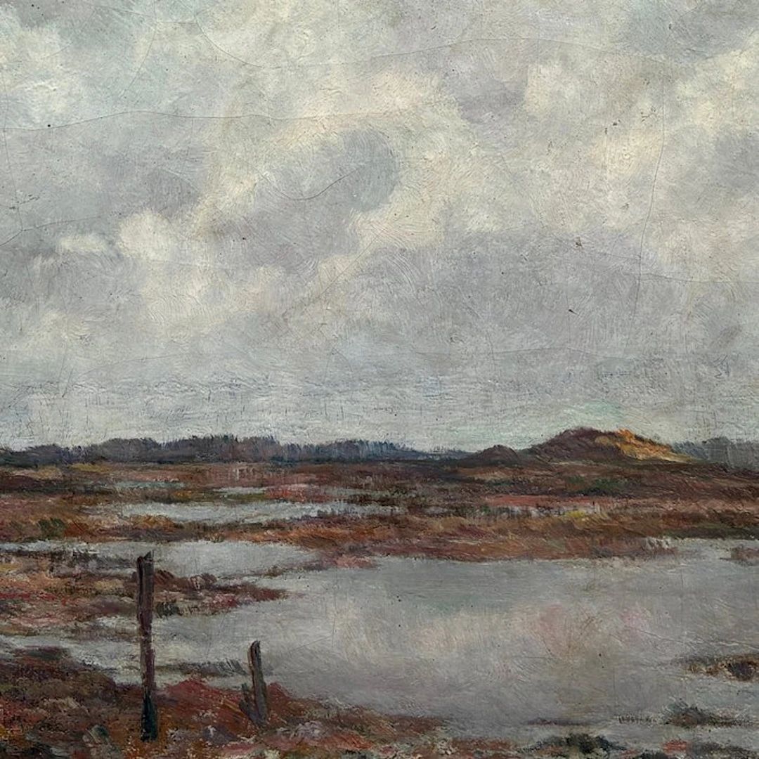 Alphonse Allaerts (1875- ?) - Paysage de Marécages (vendu sans prix de réserve)