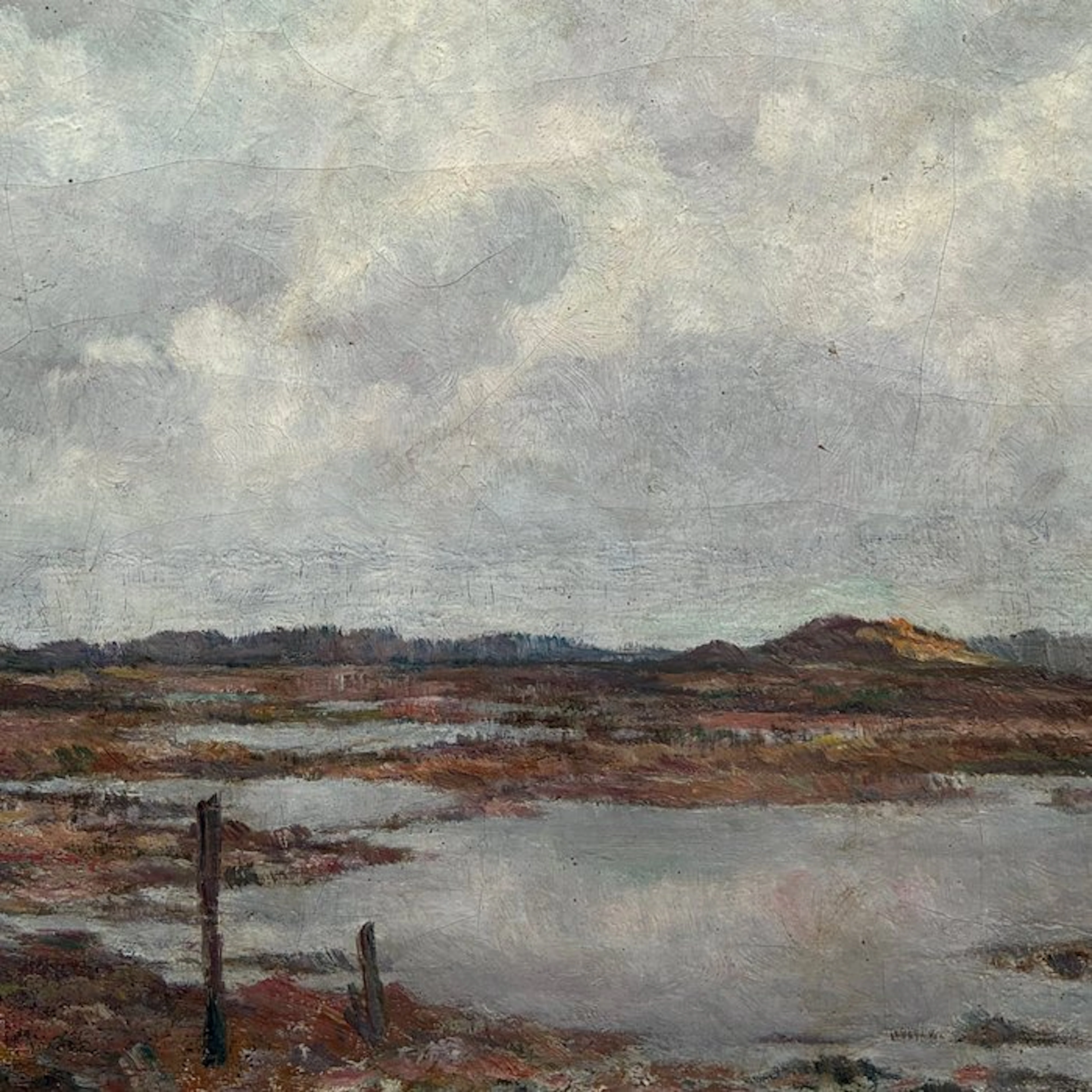 Alphonse Allaerts (1875- ?) - Paysage de Marécages (vendu sans prix de réserve)