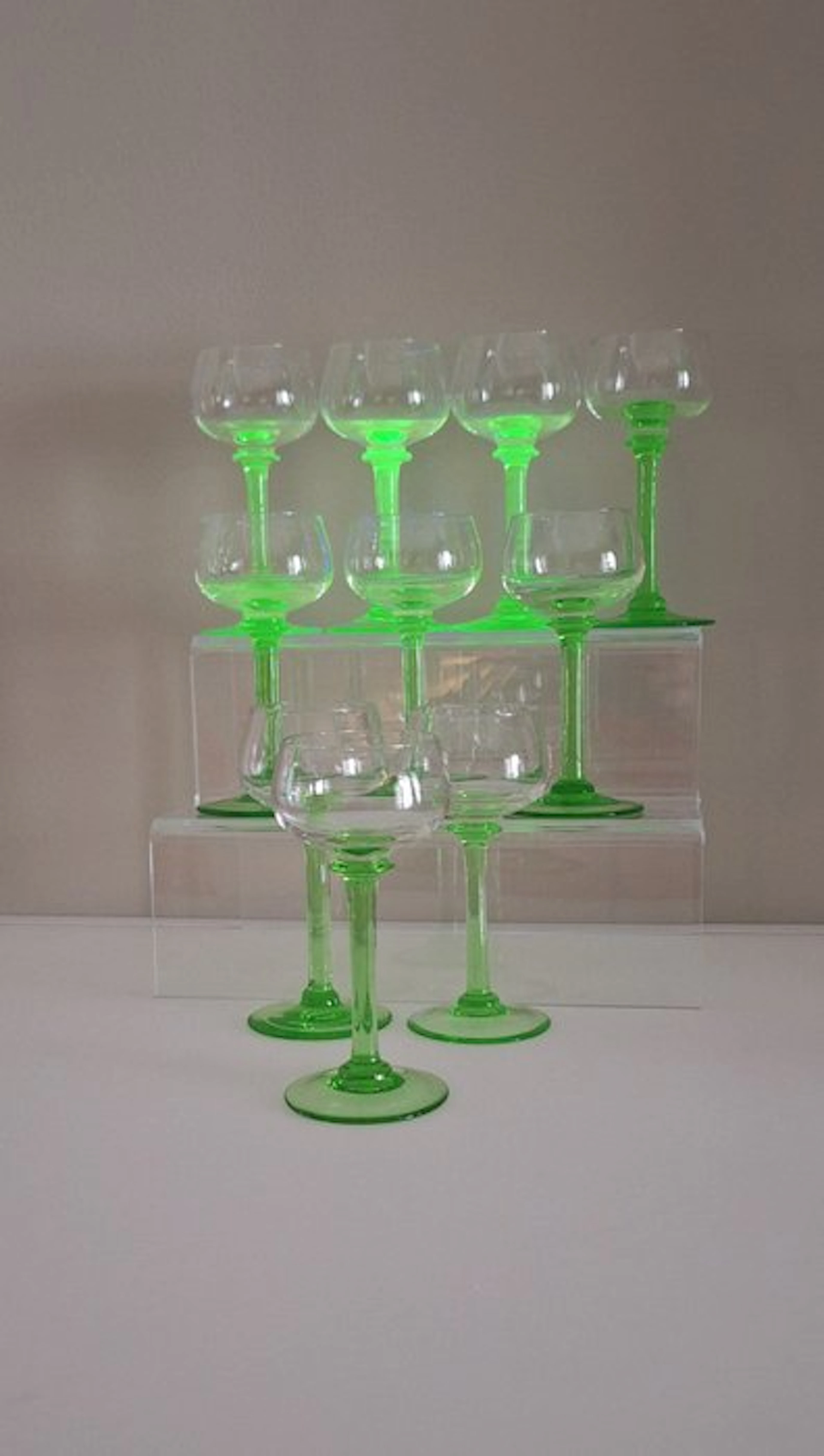 Verreries Doyen - Art-Deco ca 1930 - Drinking set (10)...