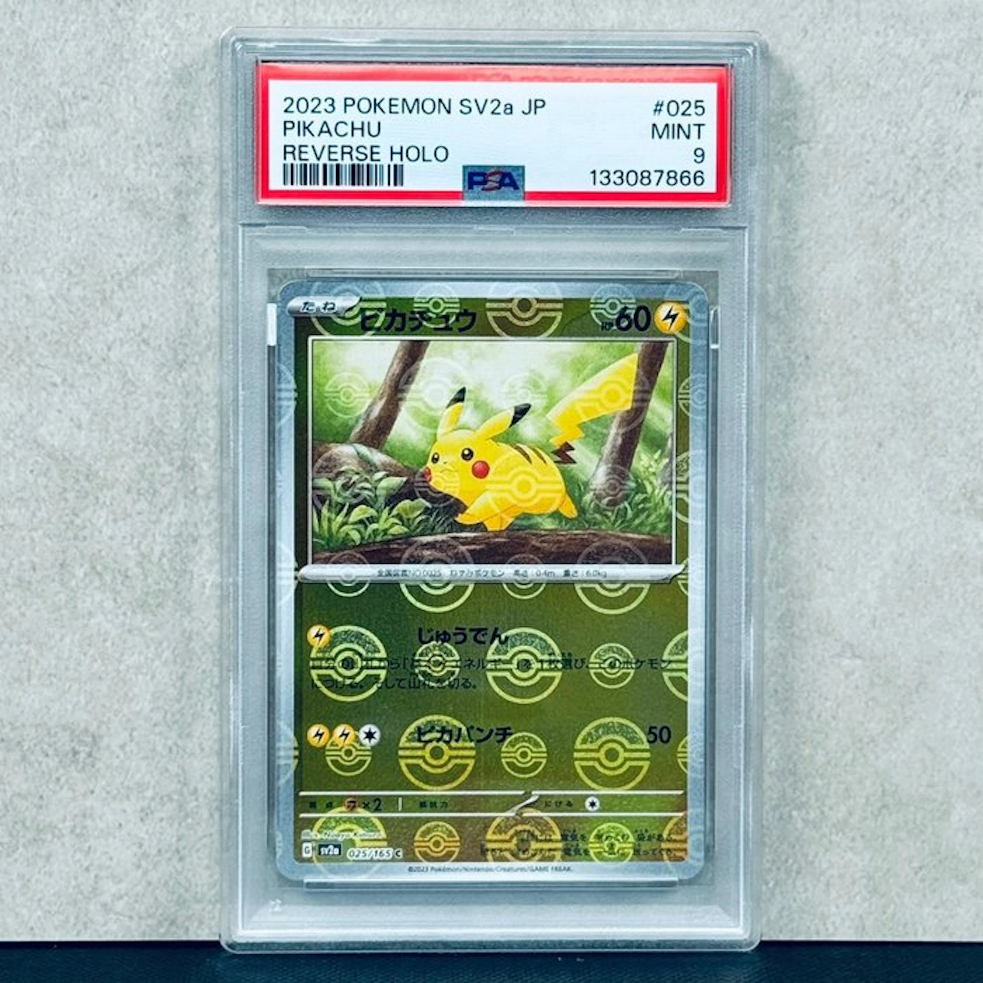 Pokémon Graded card - Pikachu #025 2023 Pokemon SV2a JP...