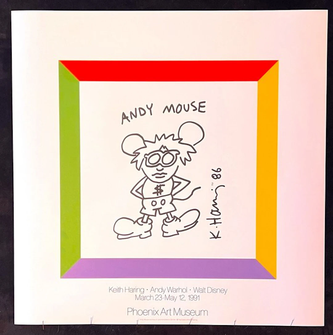 Keith Haring - Andy Mouse - 1990s