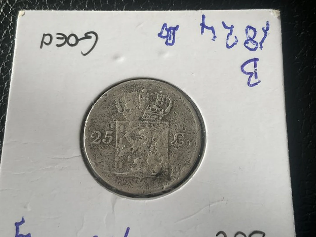 Netherlands. Willem I. 25 Cent 1824 Brussel (No reserve price)