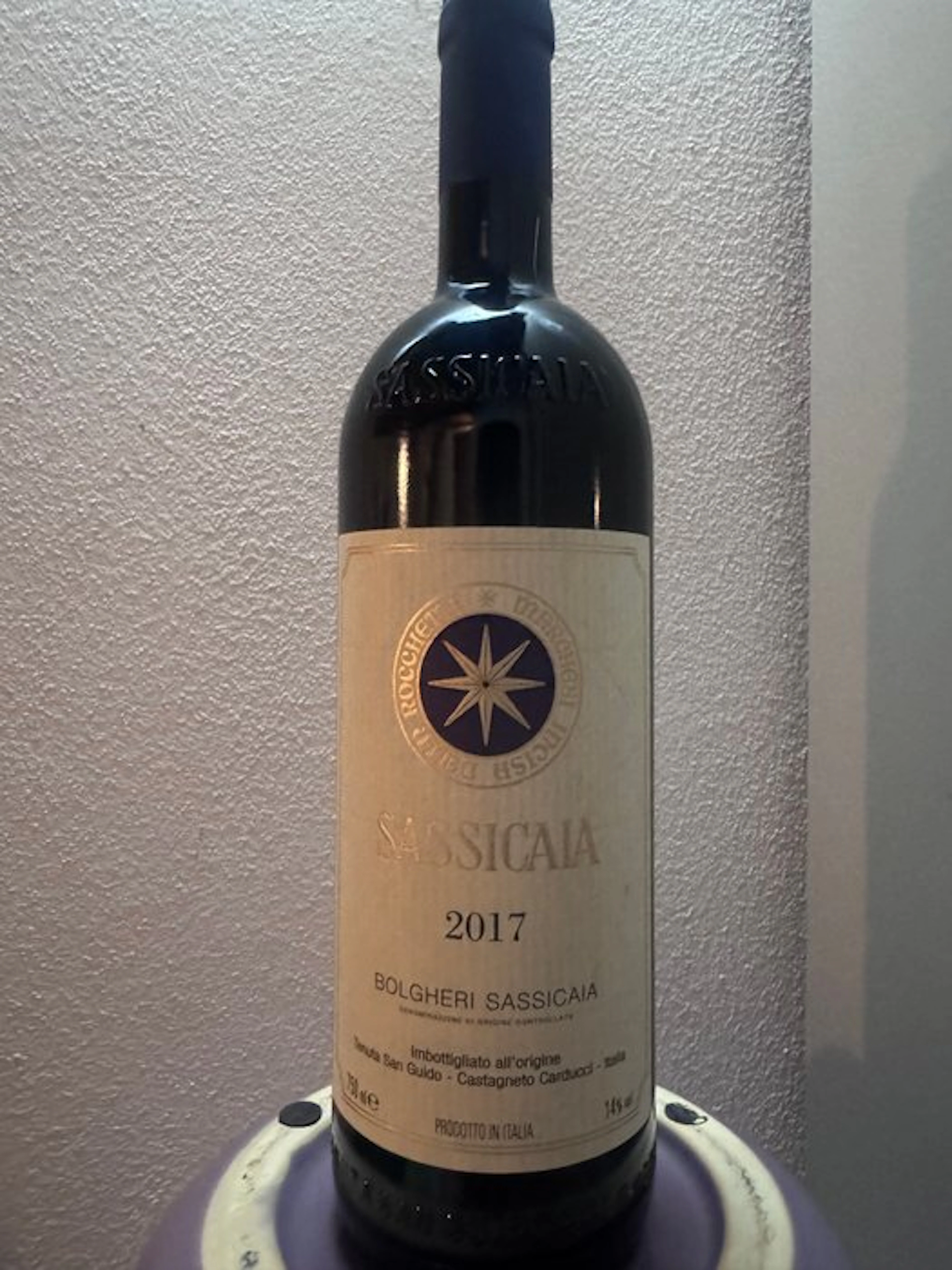 2017 Tenuta San Guido, Sassicaia - Super Tuscans - 1 Bottle (0.75L)