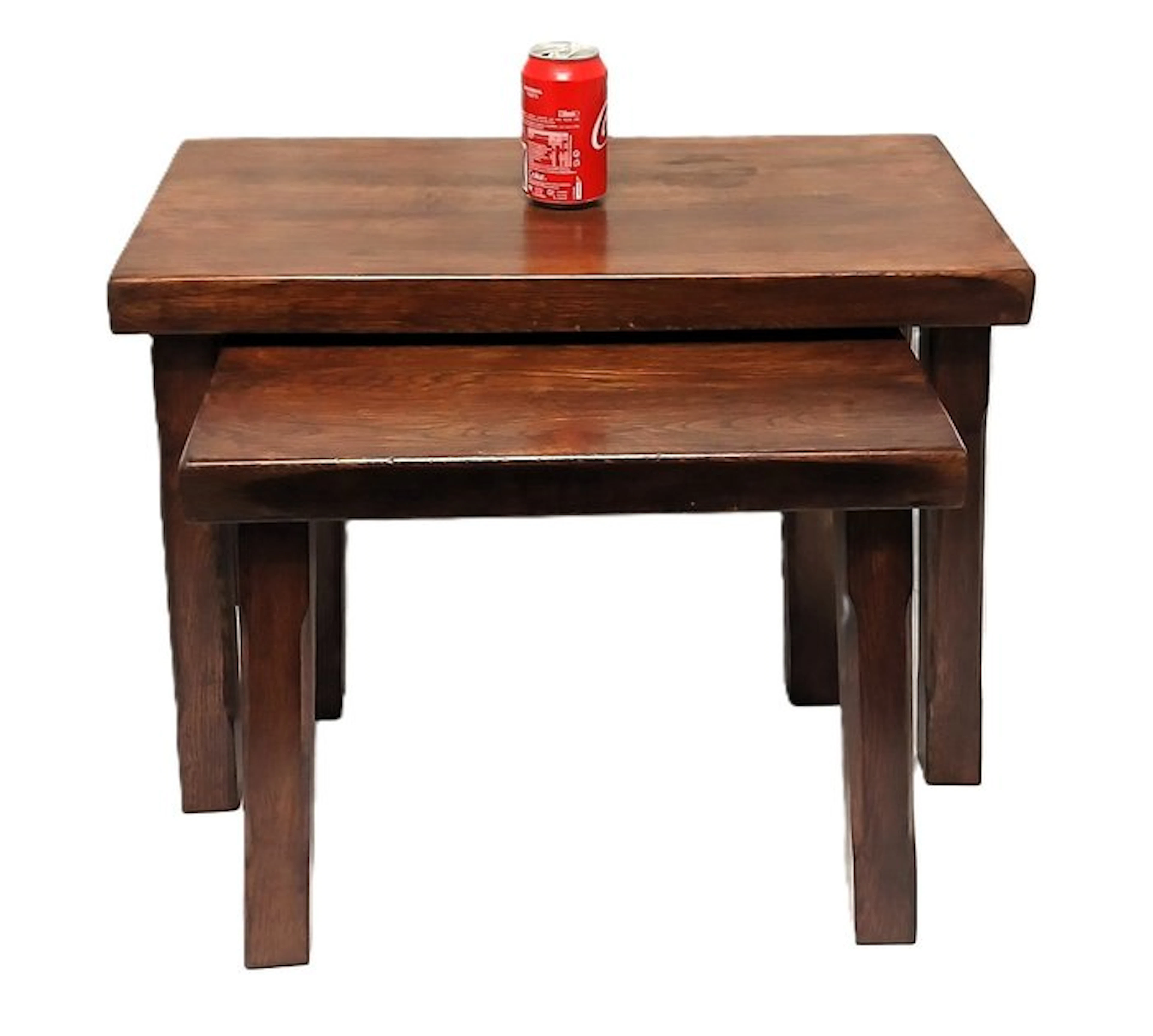 1950s Set brutalistische Nesttafels met...