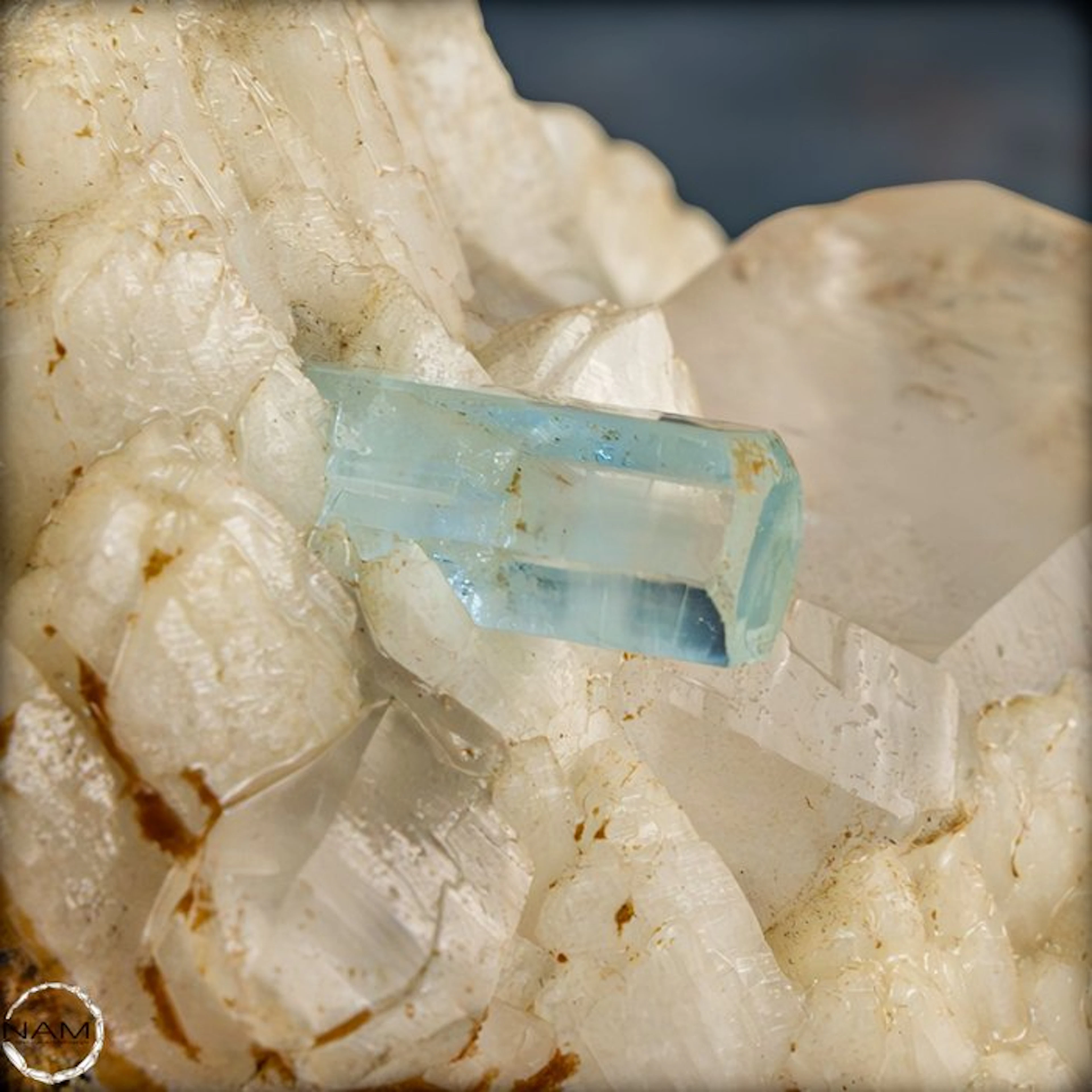 Aquamarine Crystal on matrix- 400.19 g