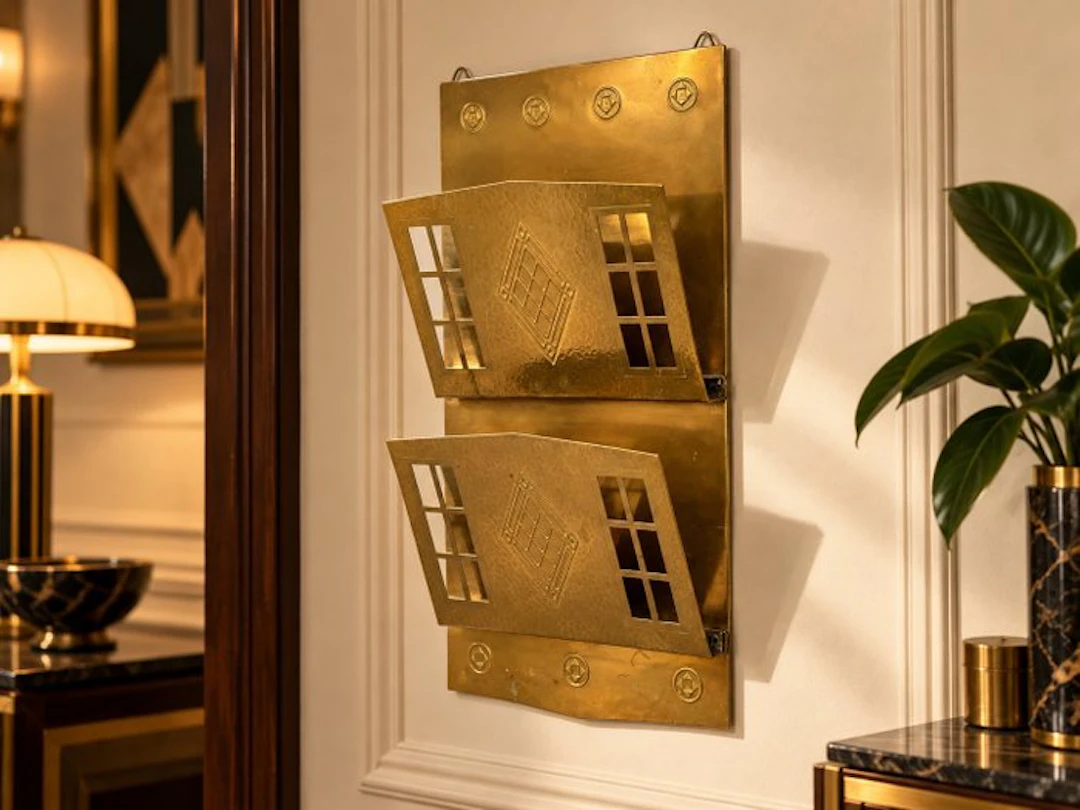 Sfeervol wandpostvak met Art Deco-uitstraling –...