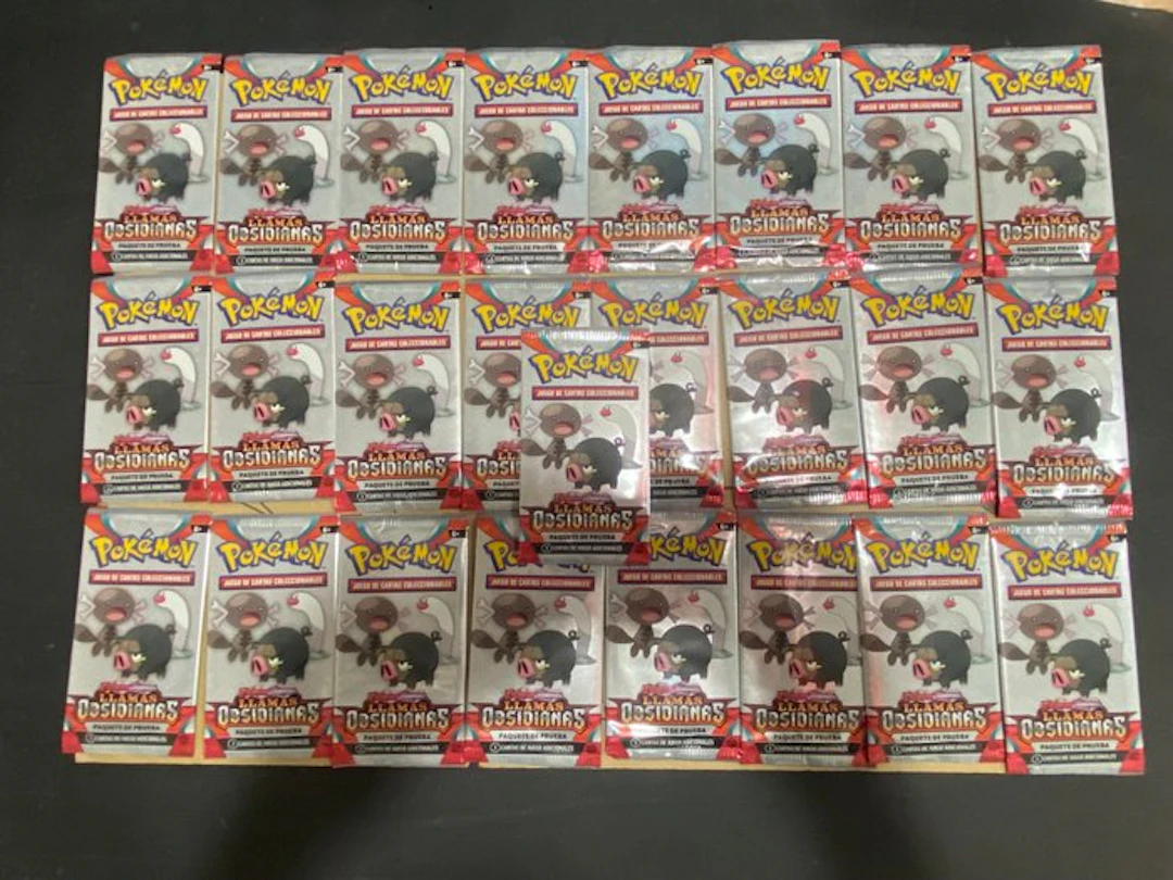 Pokémon - 25 Booster pack - Paquete de prueba Llamas...