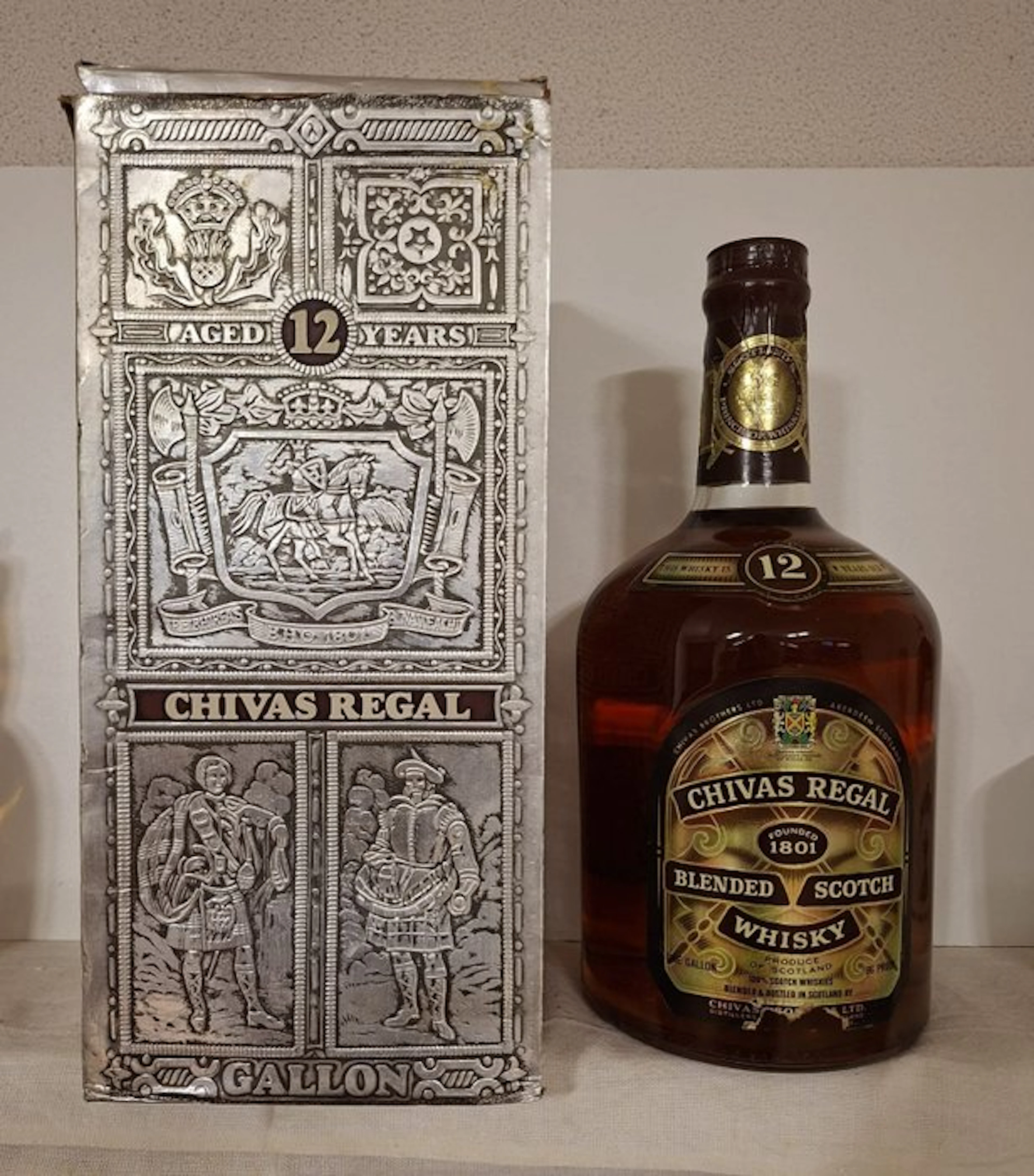 Chivas Regal 12 years old - b. 1970s - One Gallon (3.78L)