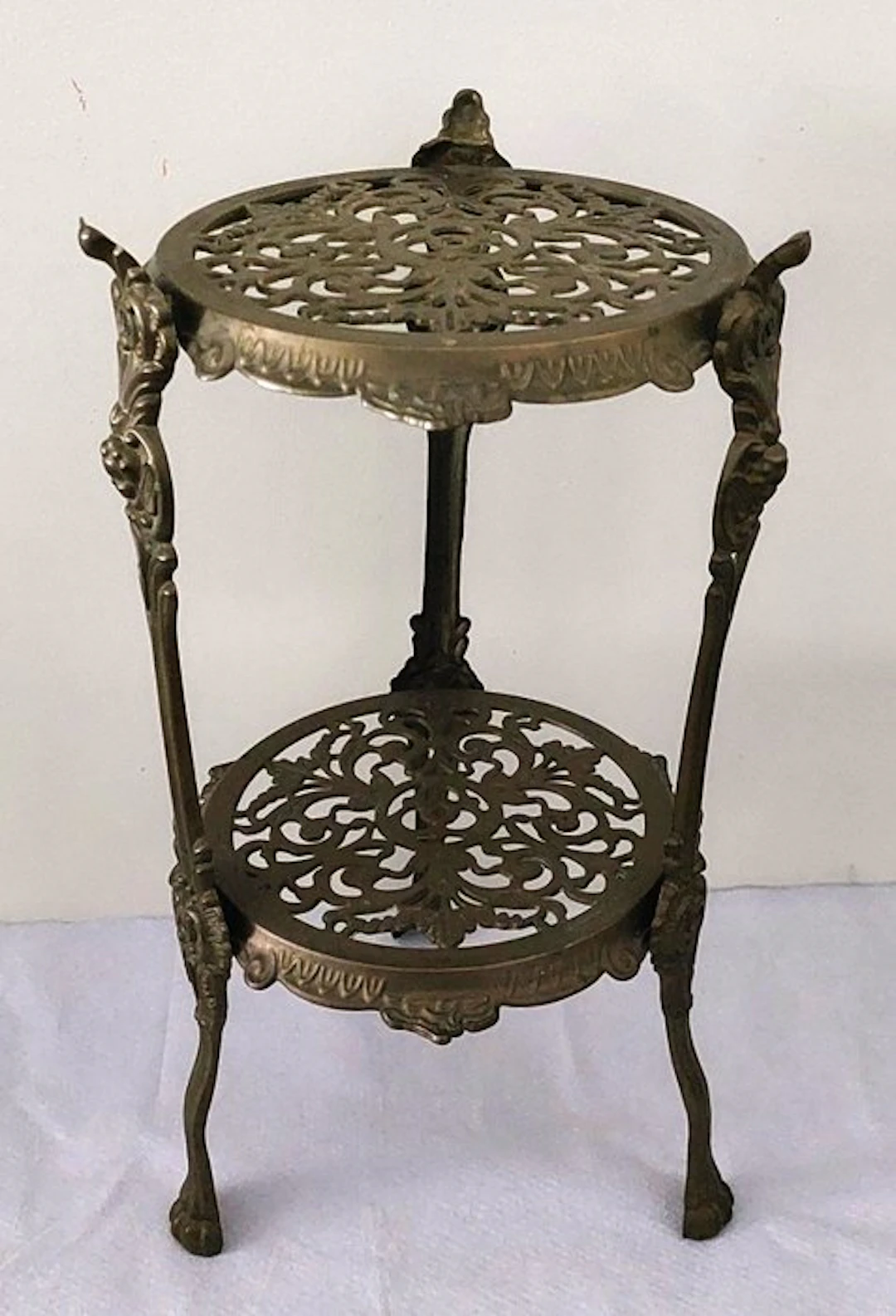 Side table - Brass - Plant stand 45 cm