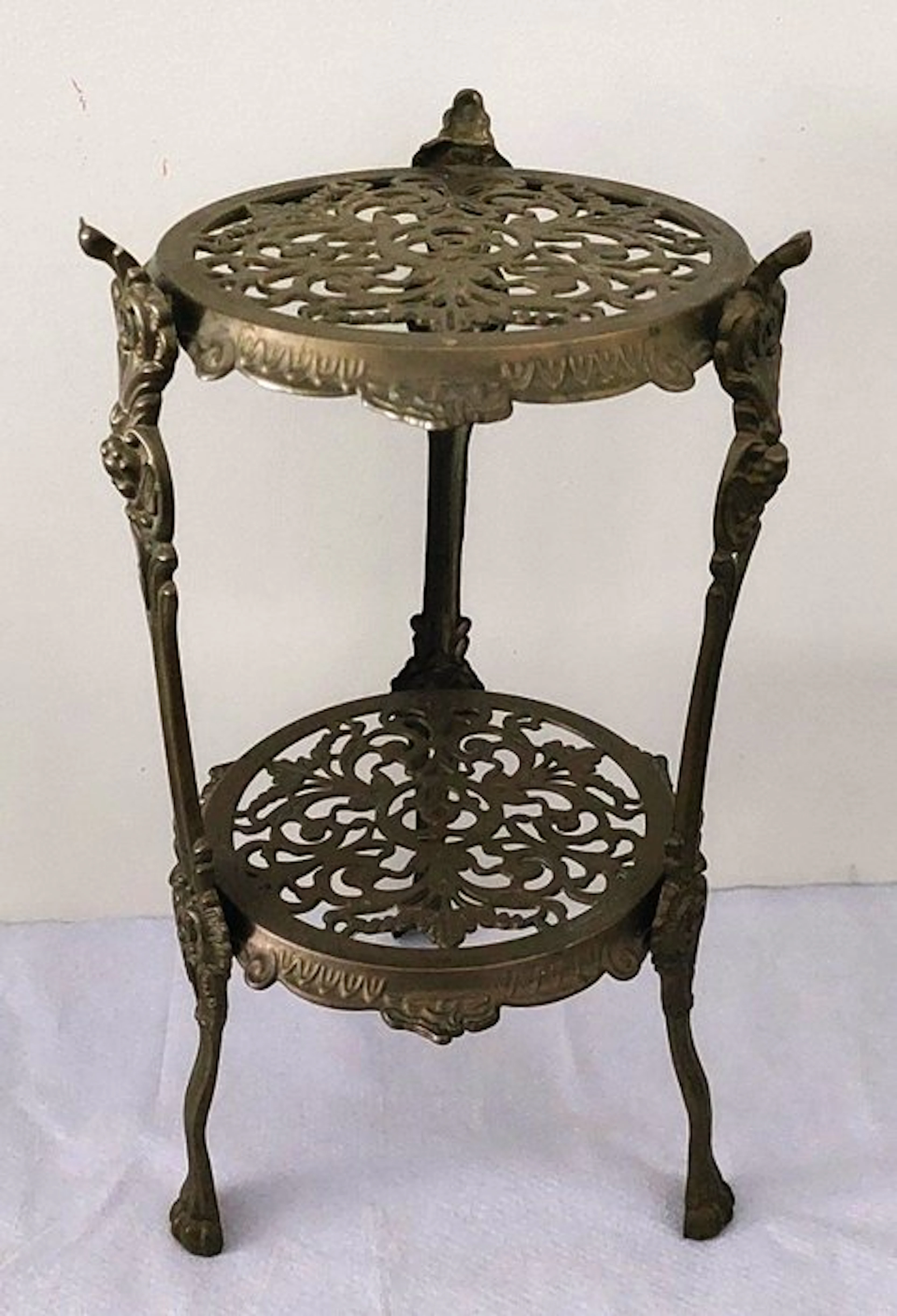 Side table - Brass - Plant stand 45 cm