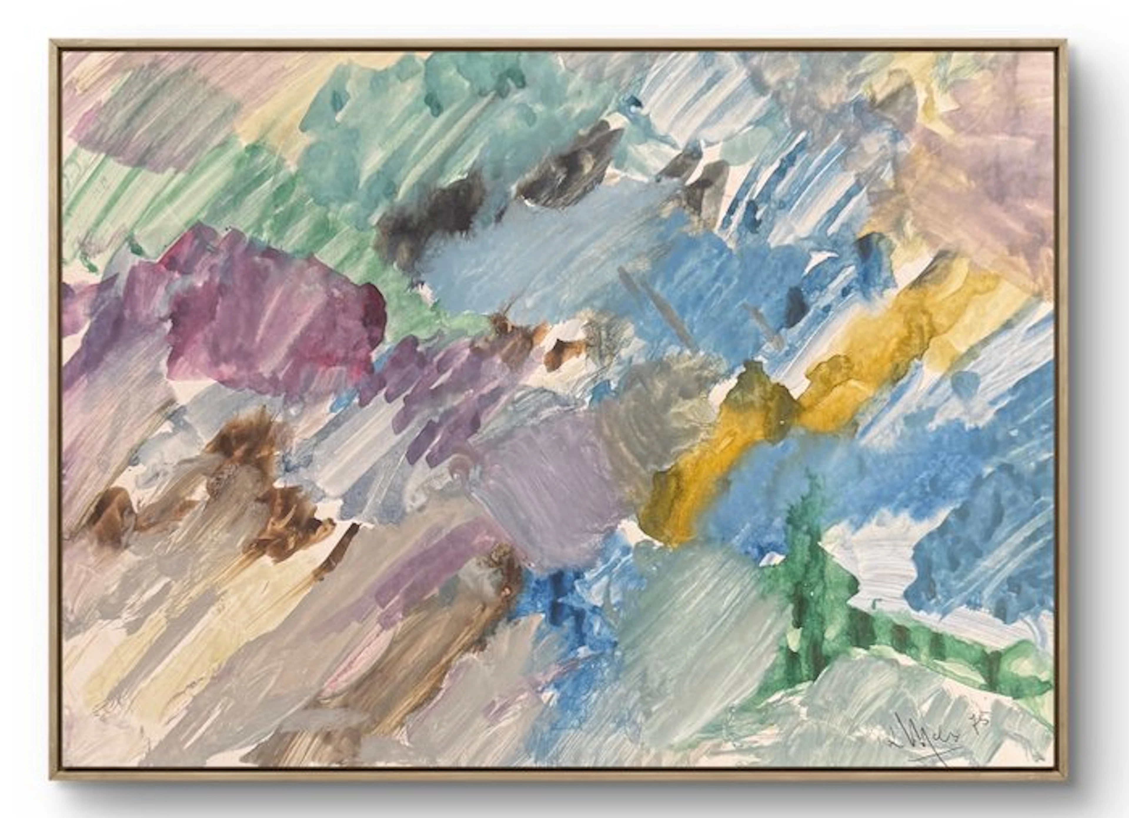 René Mels (1909-1977) - Composition abstraite 1975