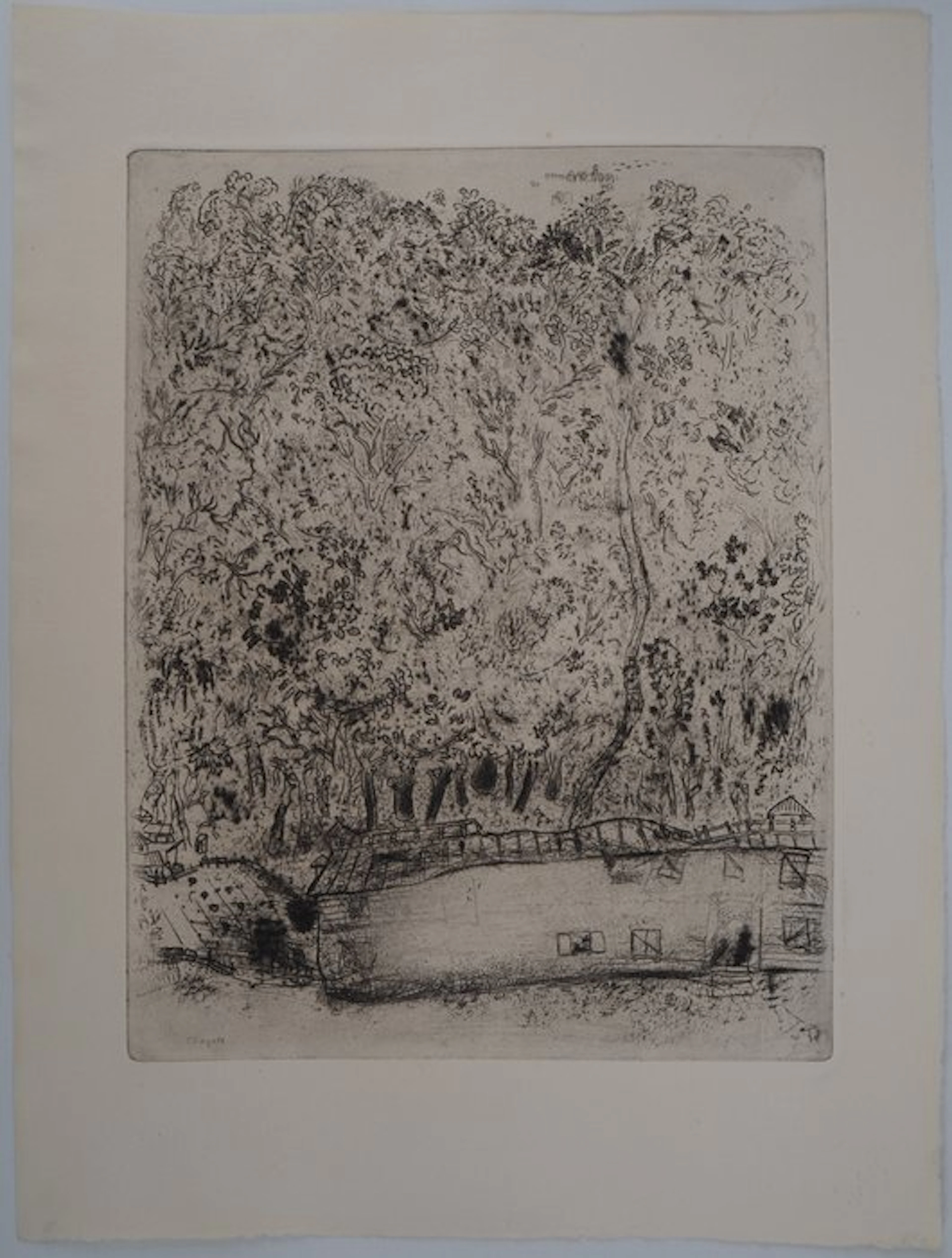 Marc Chagall (1887-1985) - Paysage onirique