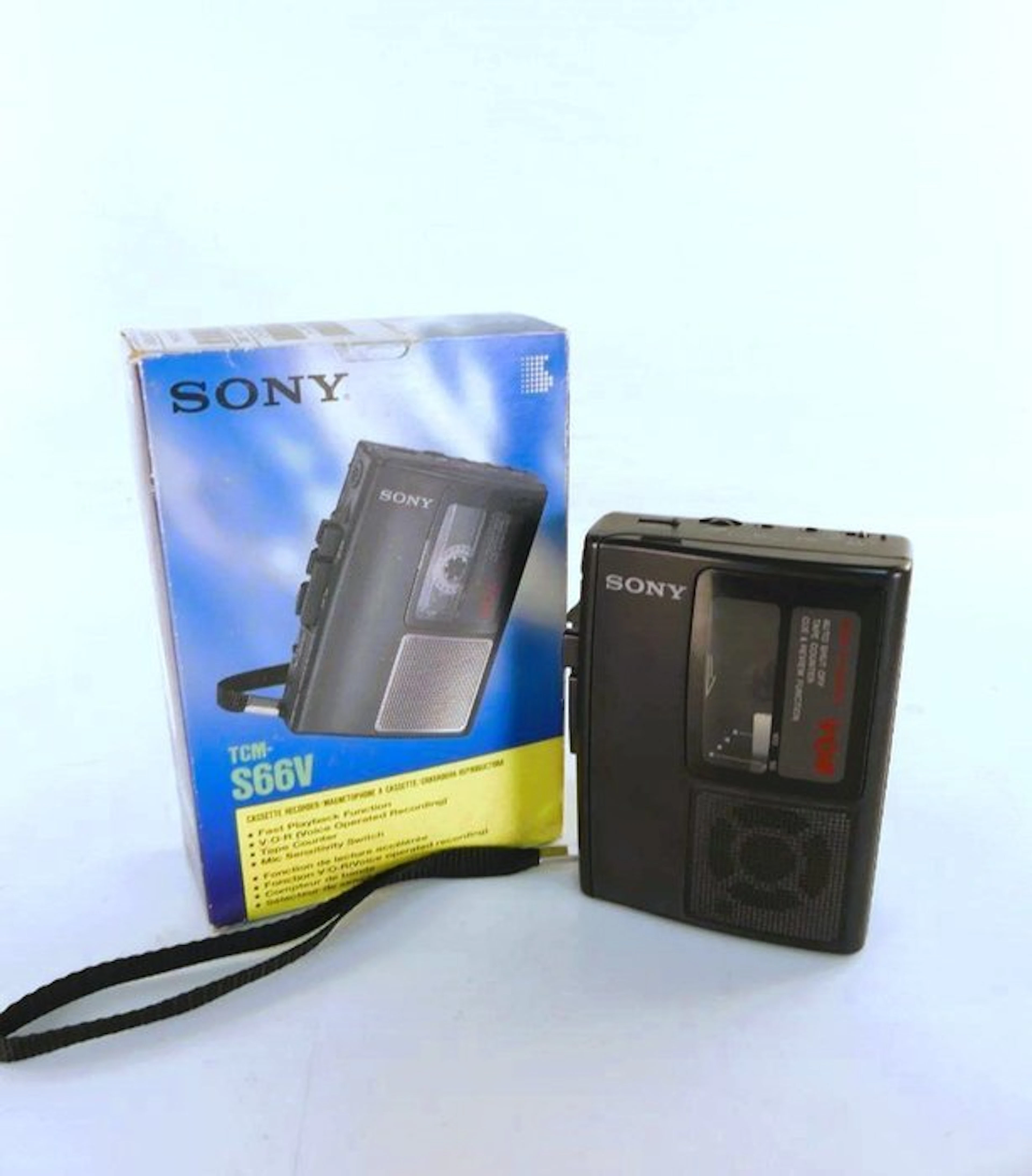 Sony - TCM-S66V Portable Compact Mono Portable tape recorder