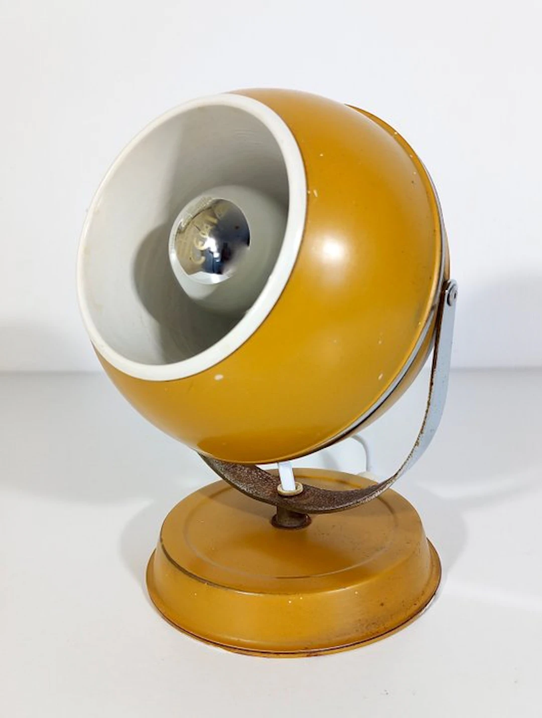 Table lamp - Space age 1960 - Steel - Orientable sphere