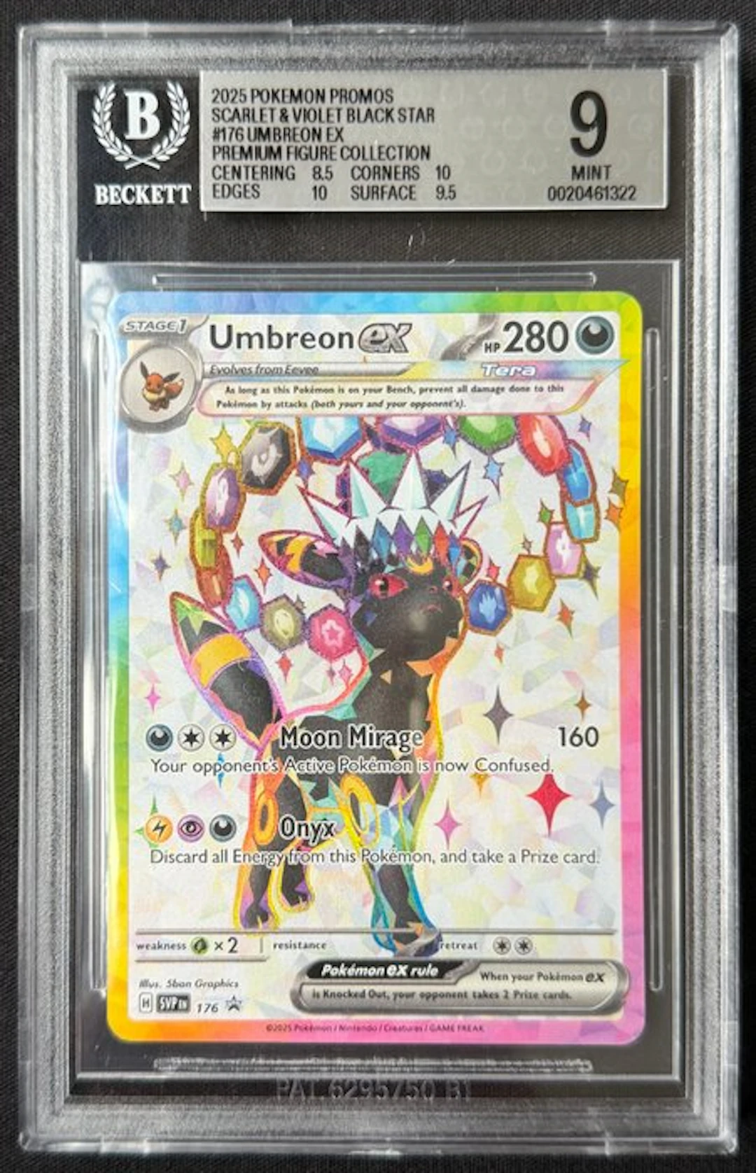 Pokémon - 1 Graded card - Umbreon ex (Promo) #176...