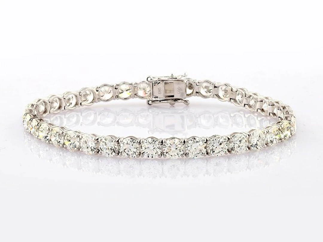 Bracelet - 14 kt. White gold - 14.80ct. tw. Diamond (Lab-grown)
