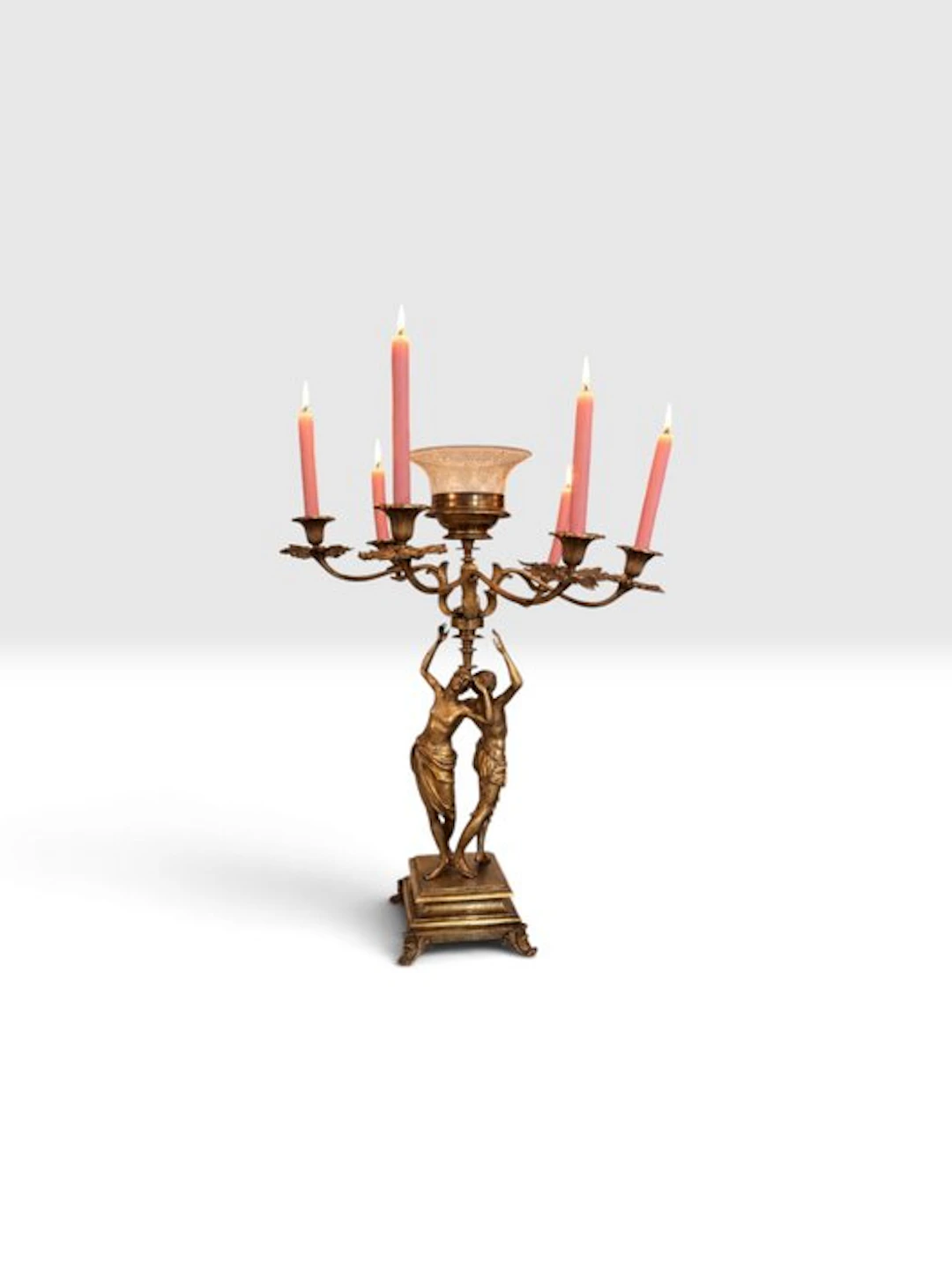 Candelabrum - Gilt brass