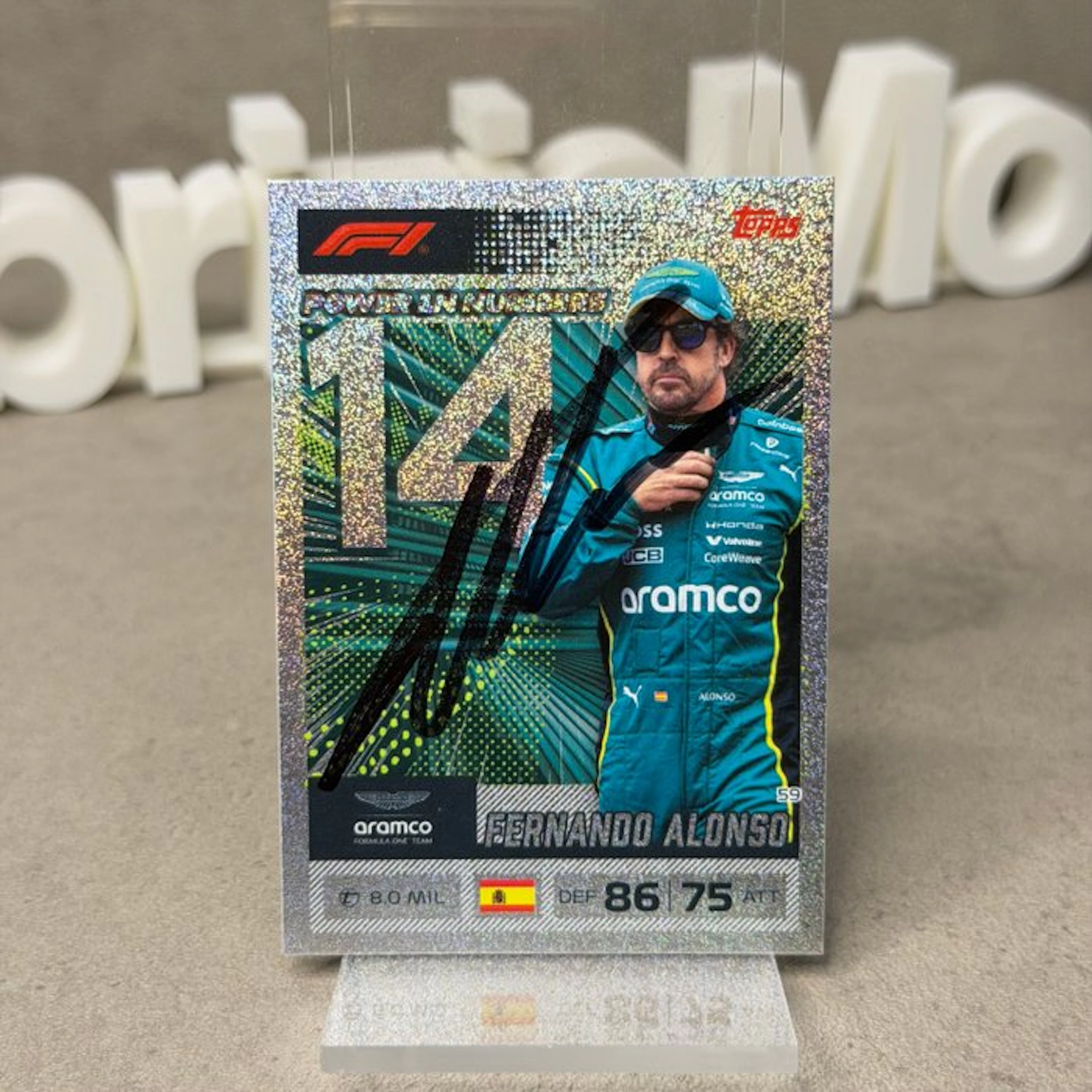 Aston Martin - Topps Now -56 Power in numbers Fernando...
