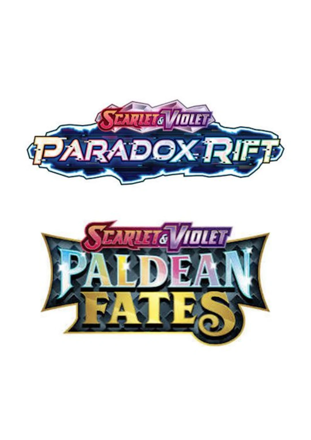 Pokémon - 2 Complete set - Scarlet & Violet - Paradox Rift, Paldean Fates