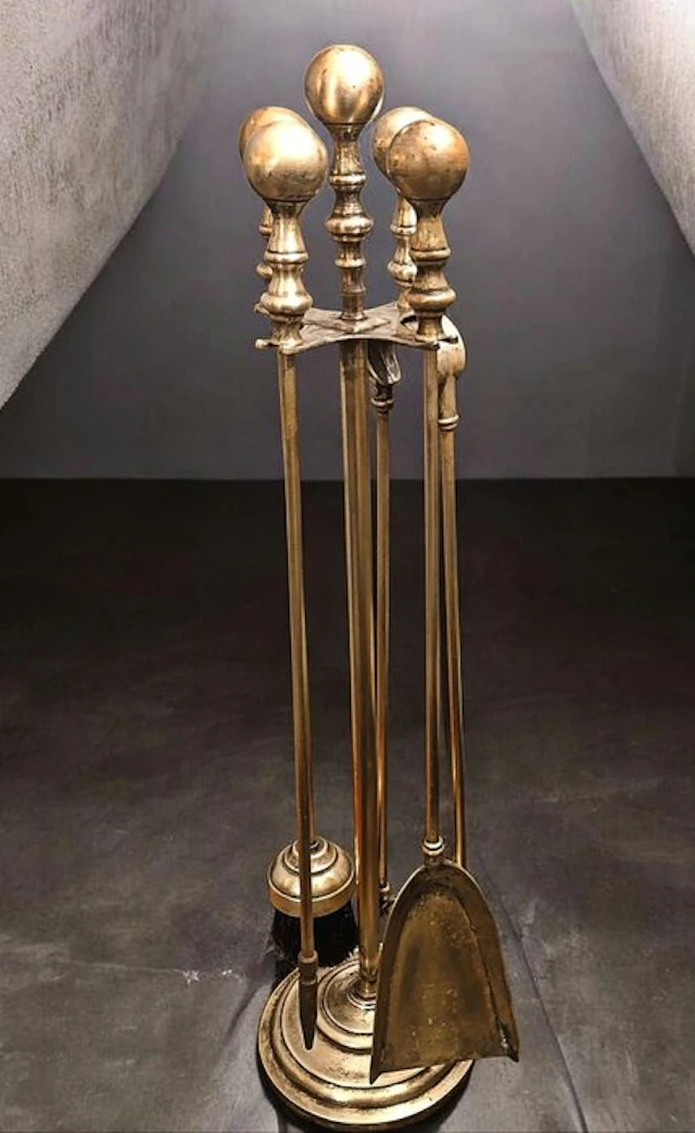 stile art déco, 70 cm - Fireplace accessory (5) - Metal