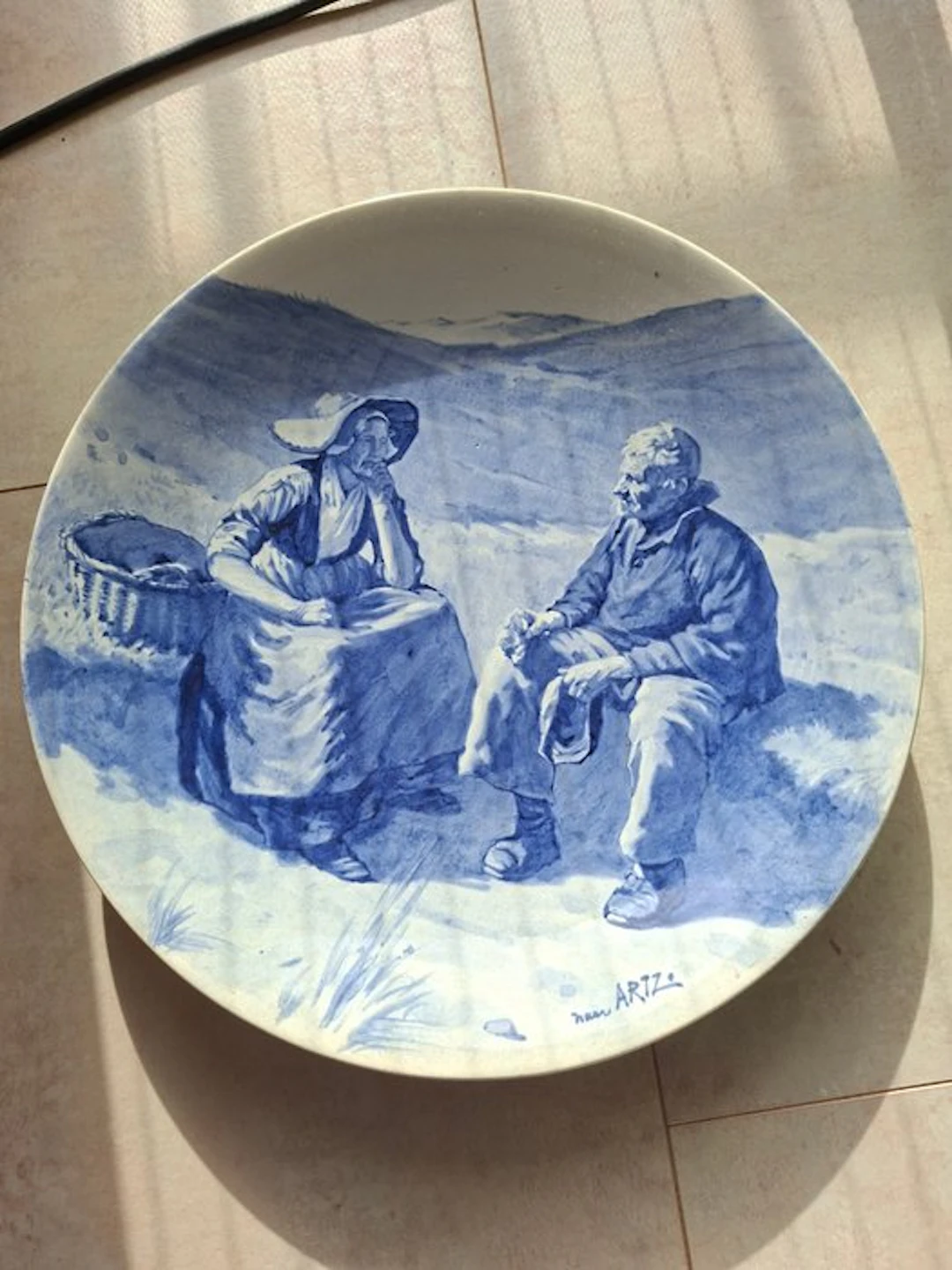 De Porceleyne Fles, Delft - Wall plate - Pottery - Leon Senf Porceleyne Fles