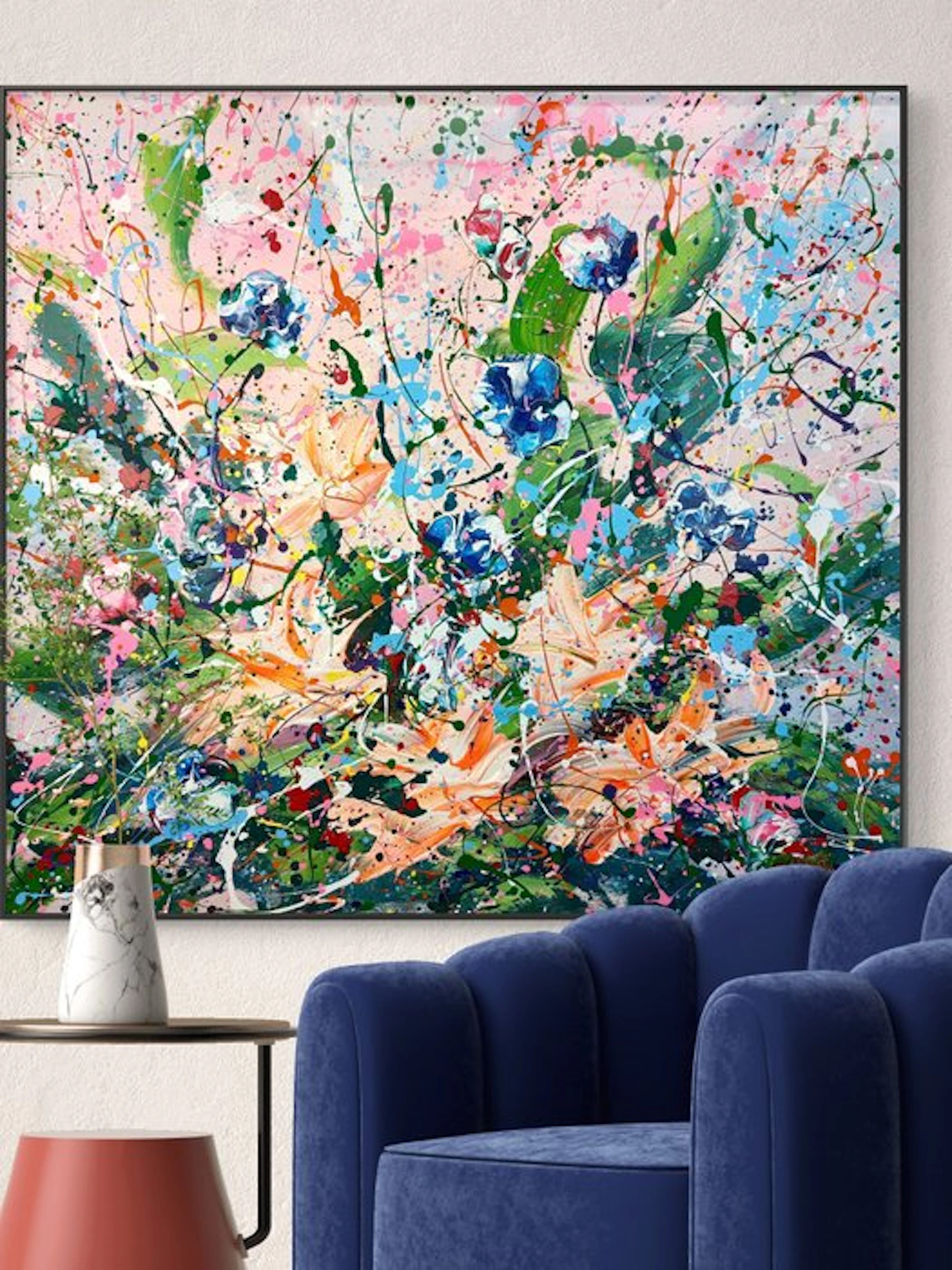 Jana Noldin - Larghe Abstract - The Awakening of Cloris (09) (80 x 90 cm)