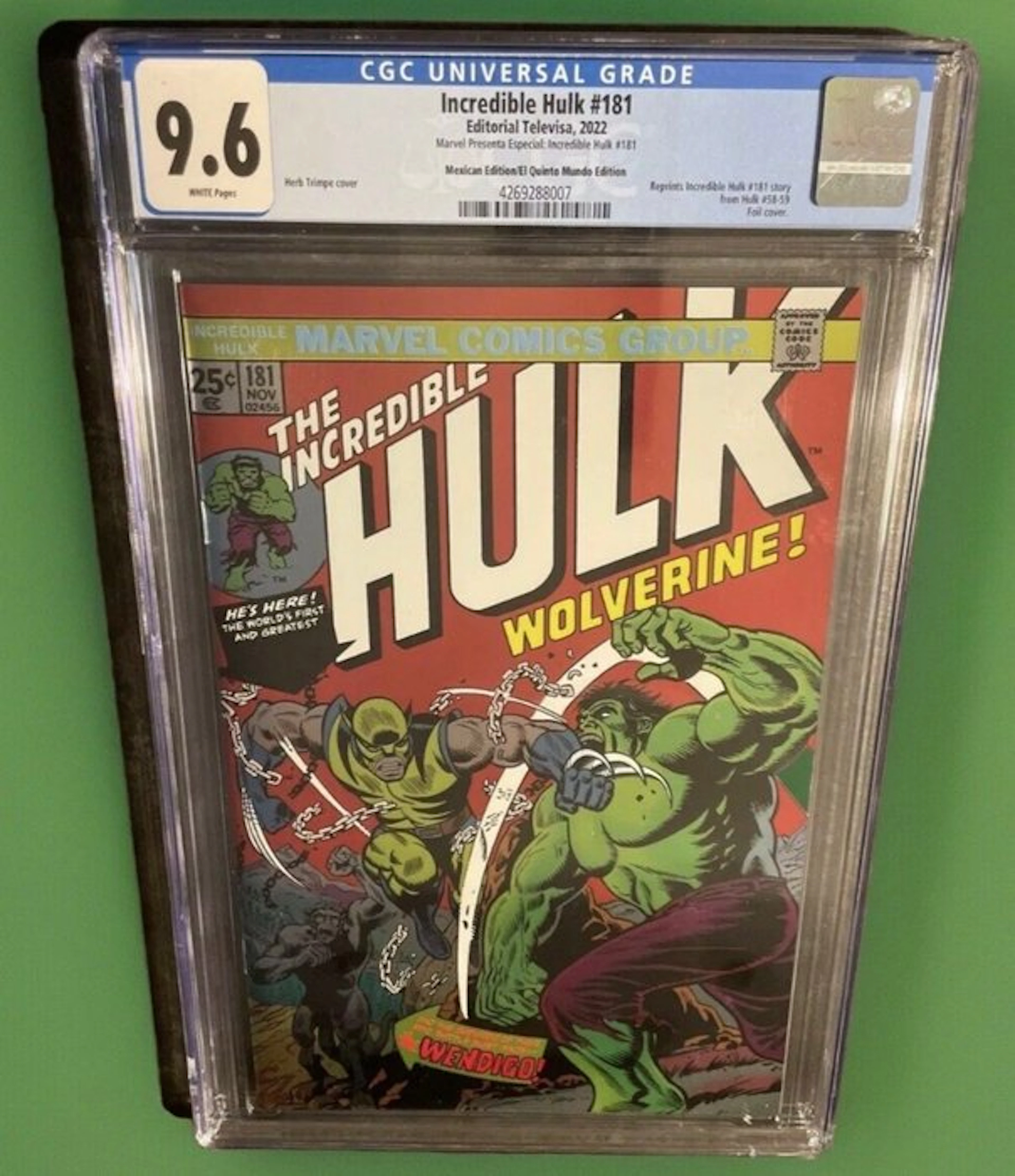 Incredible Hulk 181 - Incredible Hulk #181 CGC 9.6 Vol.1...