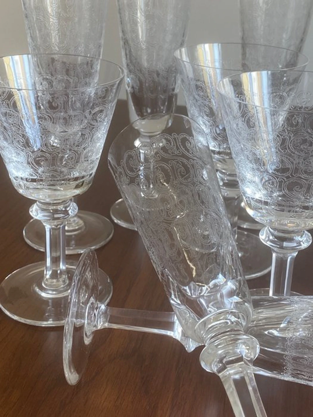 Baccarat - Chalice (6) - Rohan - Crystal - Baccarat crystal “Rohan”