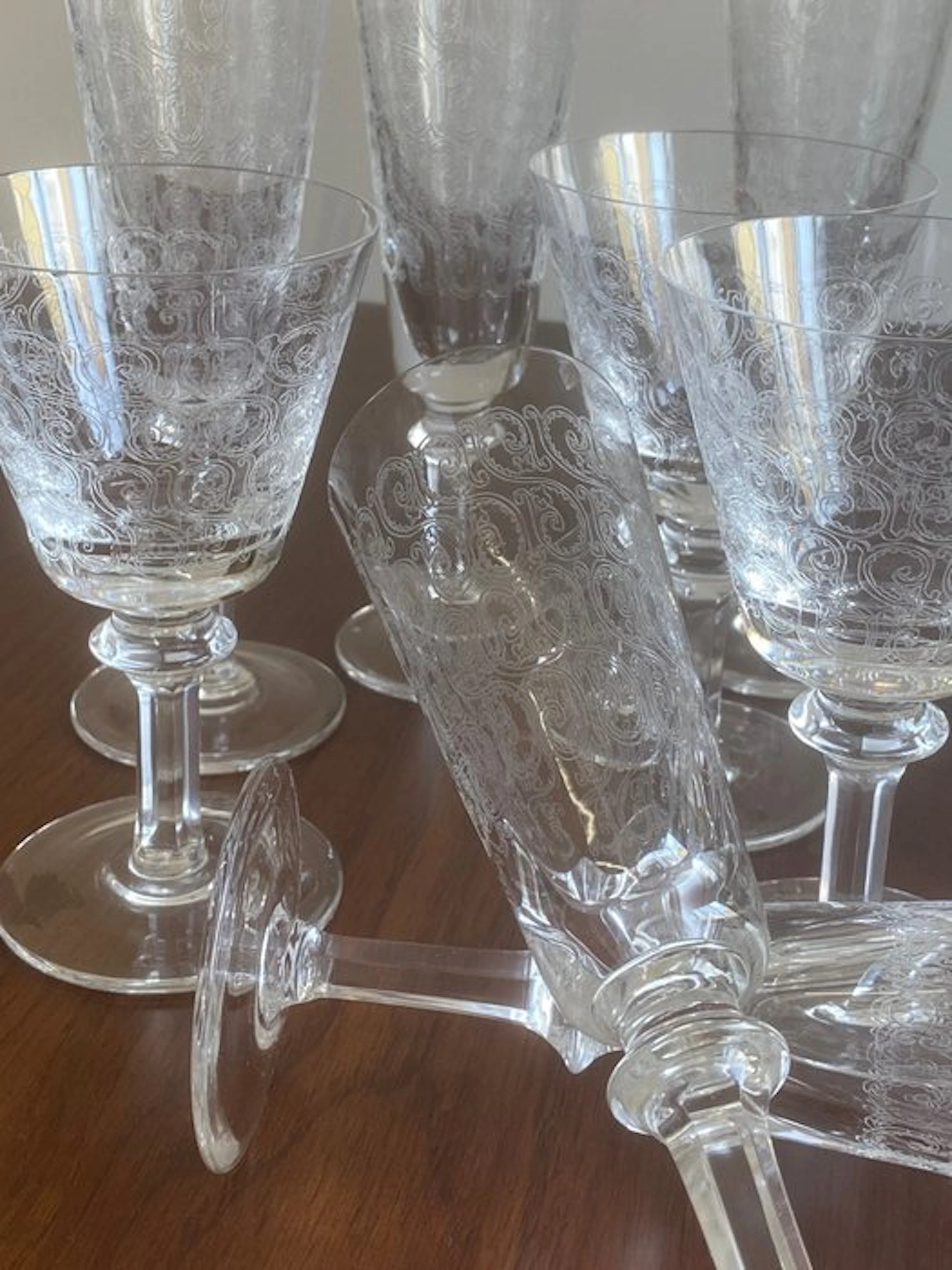Baccarat - Chalice (6) - Rohan - Crystal - Baccarat crystal “Rohan”