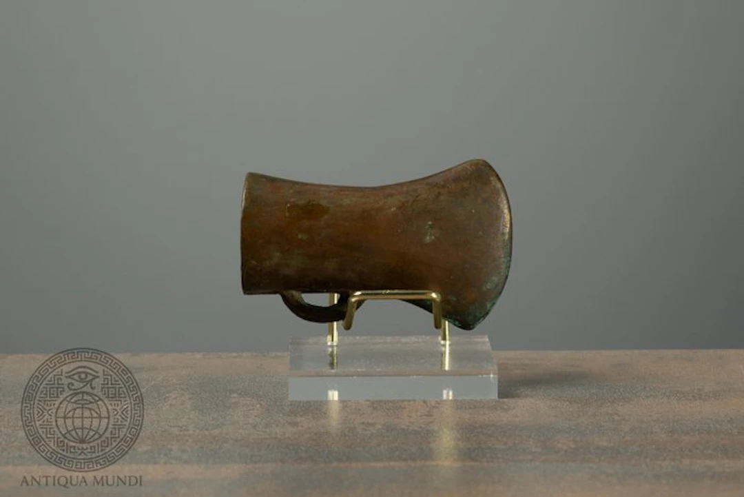 Europe – Late Bronze Age Bronze Chisel with Fan-Shaped...
