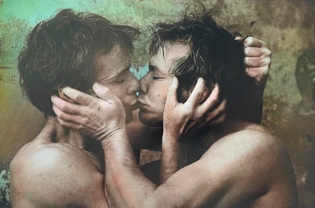 Jan Saudek (1935–) - Deux hommes, Jan et son frere jumeau Karel