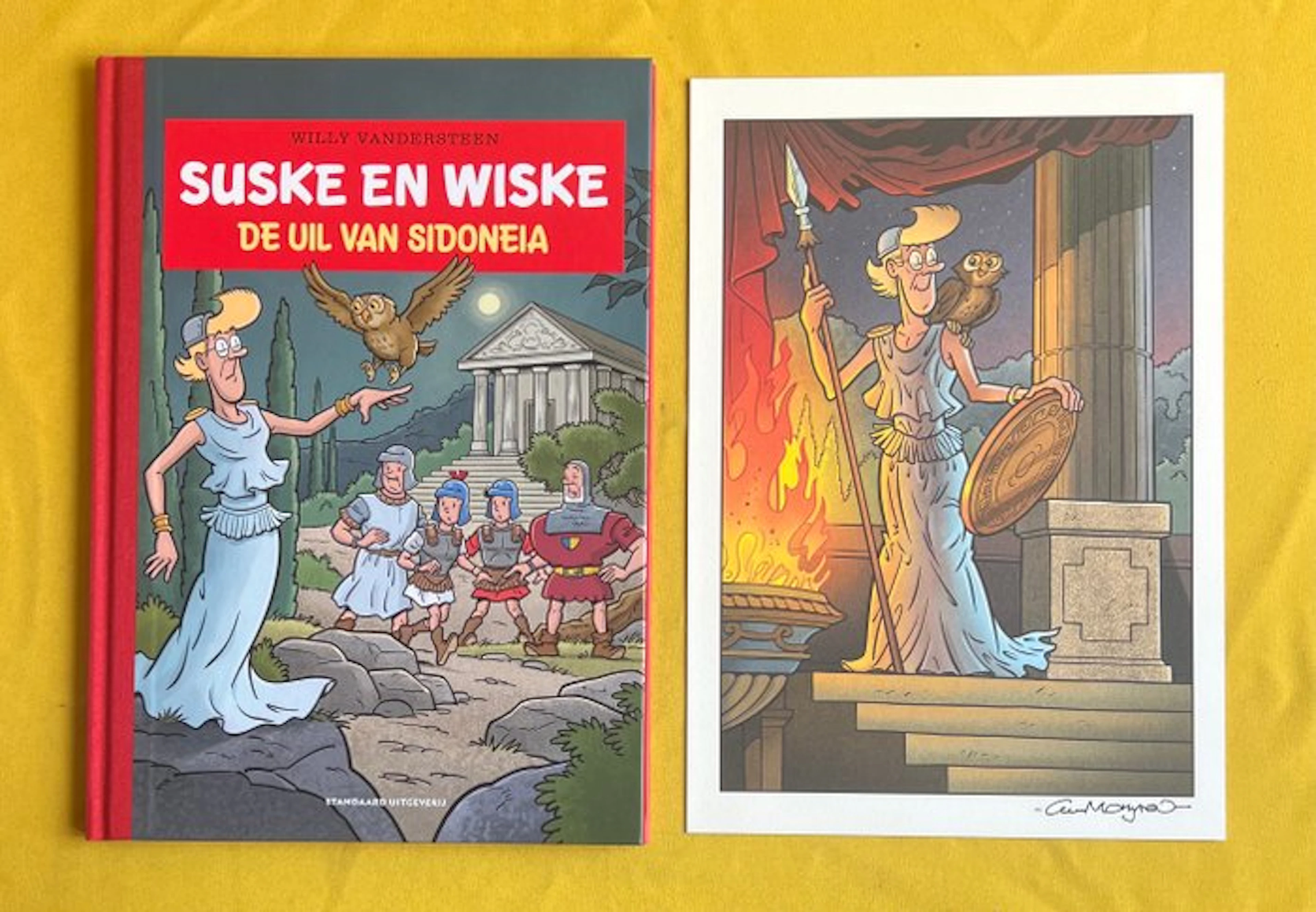 Suske en Wiske - De uil van Sidoneia - Luxe HC met linnen...
