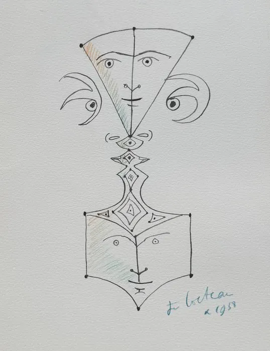 Jean Cocteau (1889-1963) - Visages