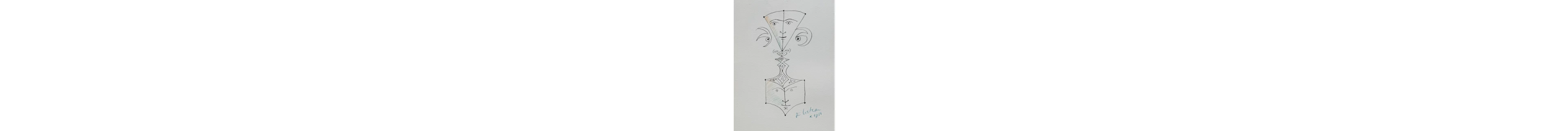 Jean Cocteau (1889-1963) - Visages