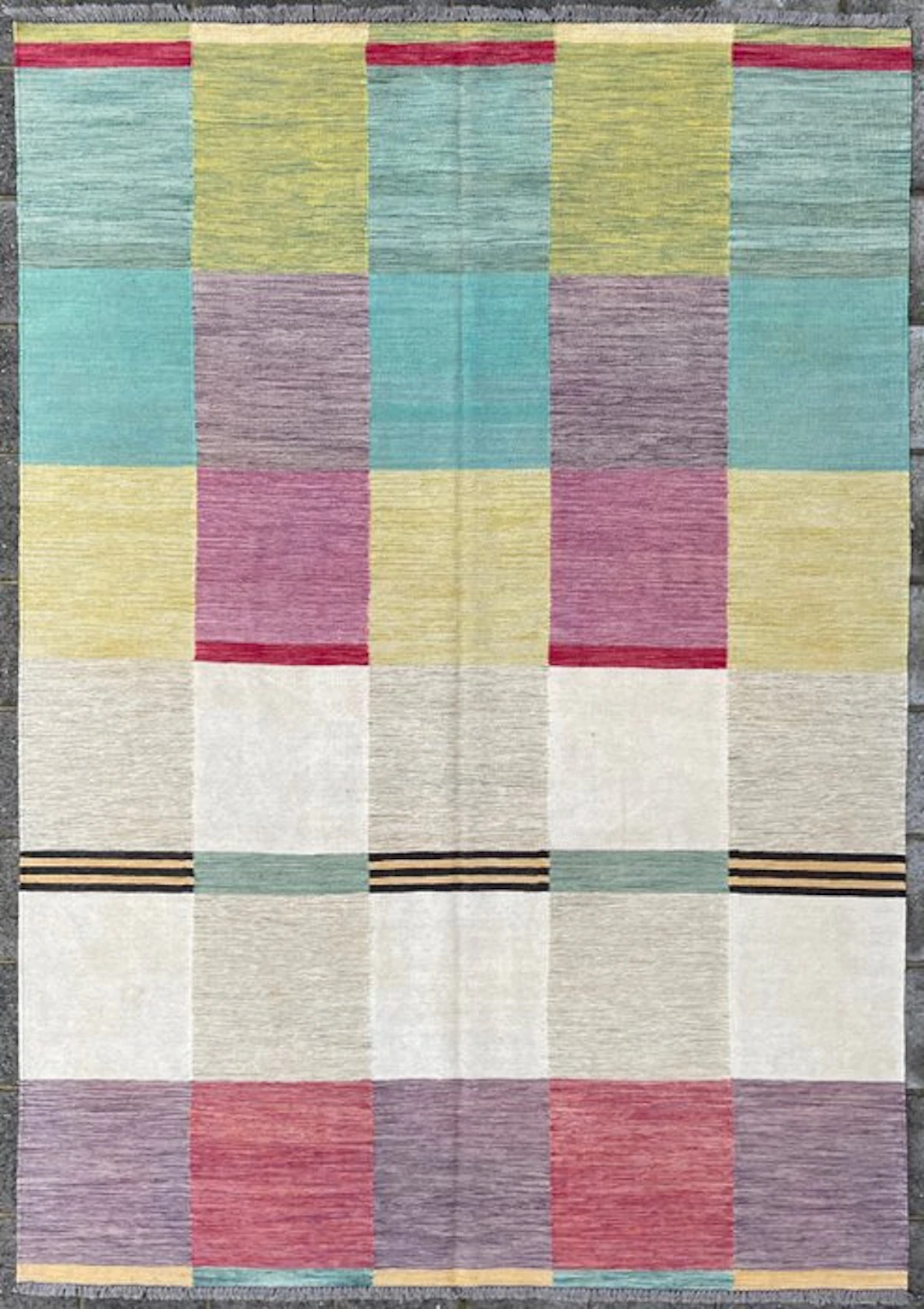 Afghan designer kilim - (unused) - handwoven - wool - Kelim - 295 cm - 208 cm