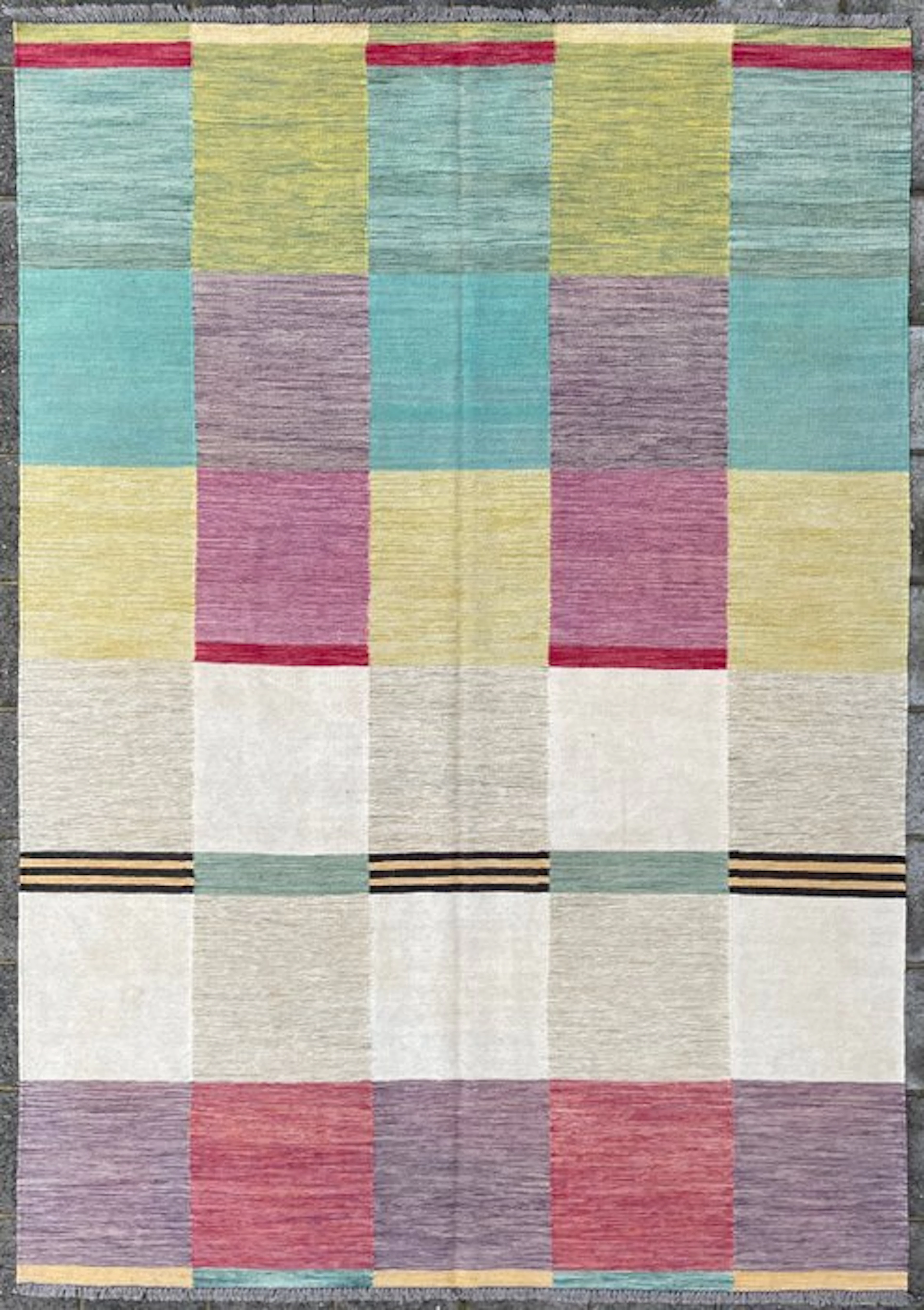 Afghan designer kilim - (unused) - handwoven - wool - Kelim - 295 cm - 208 cm