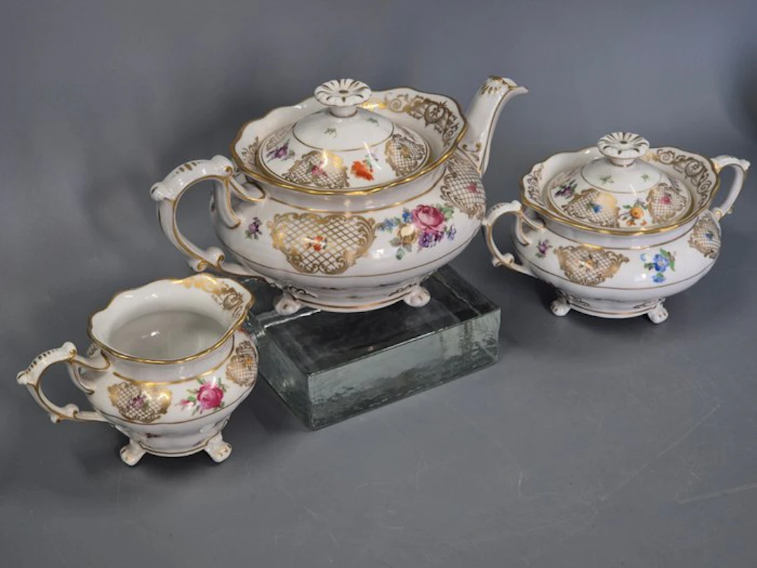 Schwarzenhammer Bavaria - Coffee set - Porzellan Tee...