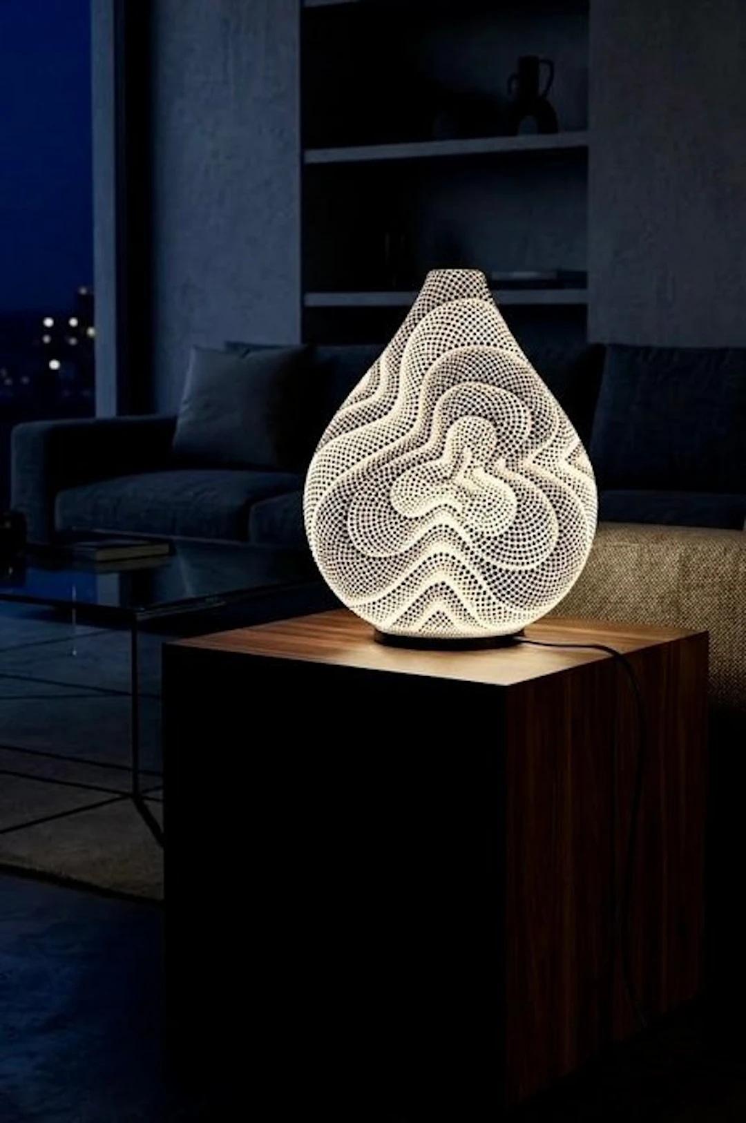 Lamp - Resin - Decorative lamp