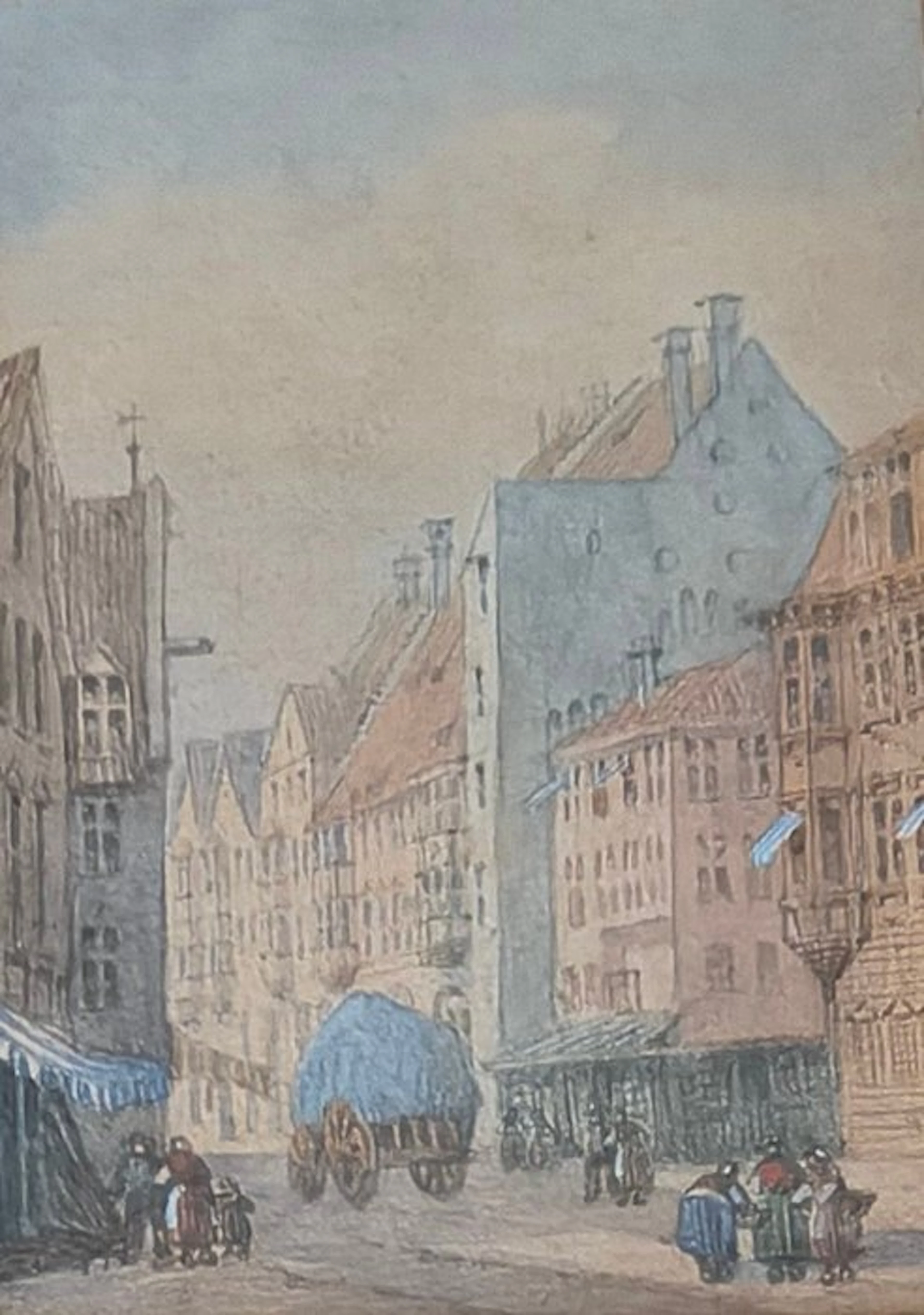 Samuel Prout (1783-1852), Attributed to - Veduta Urbana
