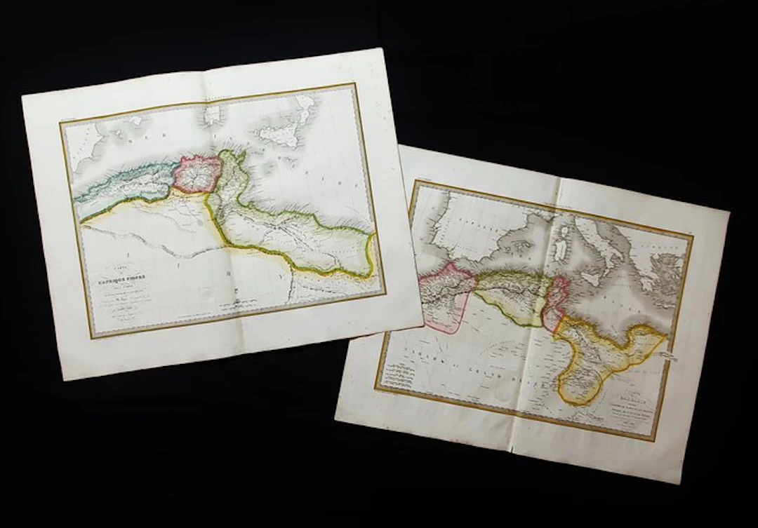 Africa - [LOT of 2] - North Africa / Mediterranean...