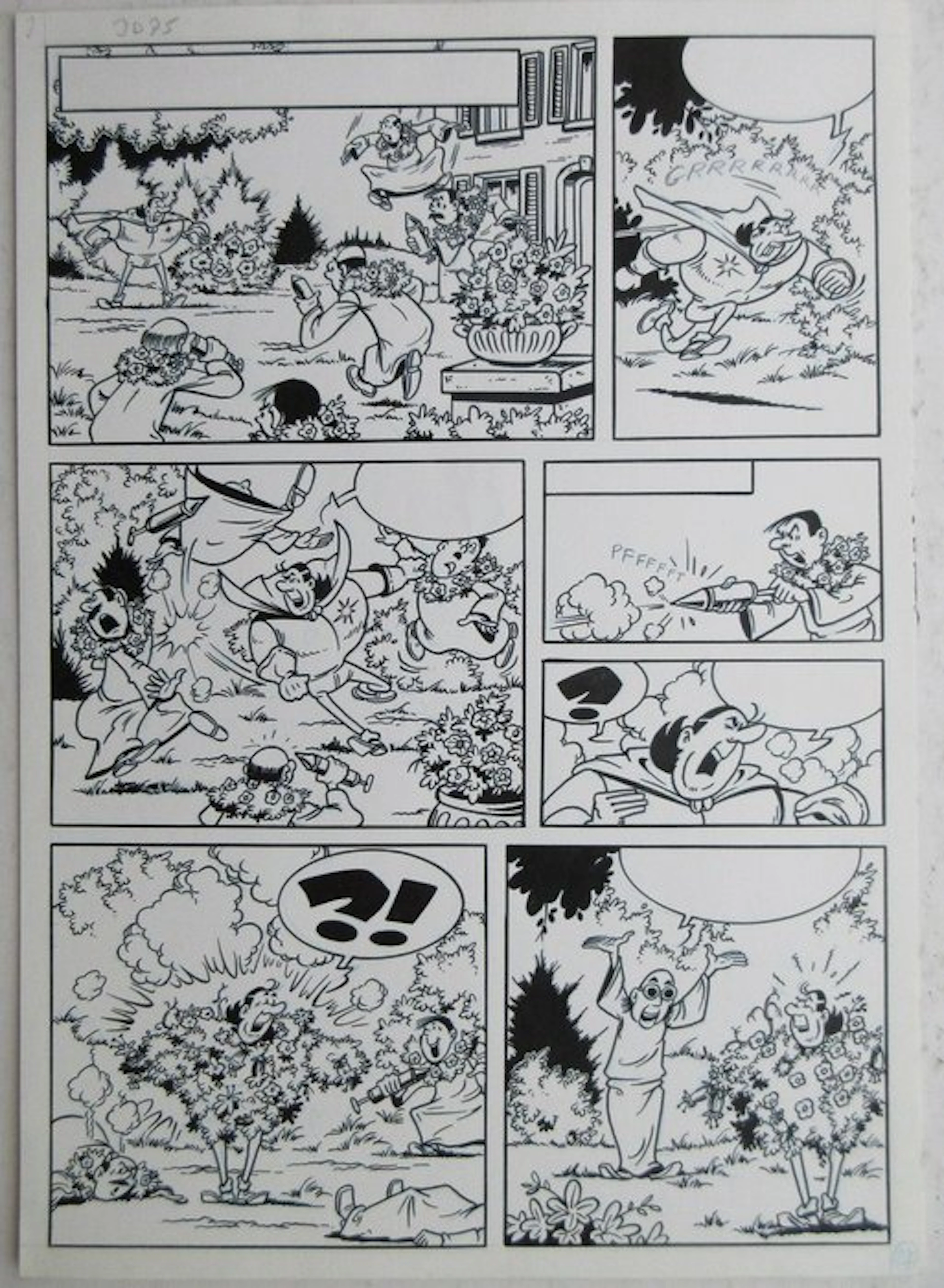 Studio Vandersteen - 1 Original page - Jerom - De kleurenzaaier p. 27
