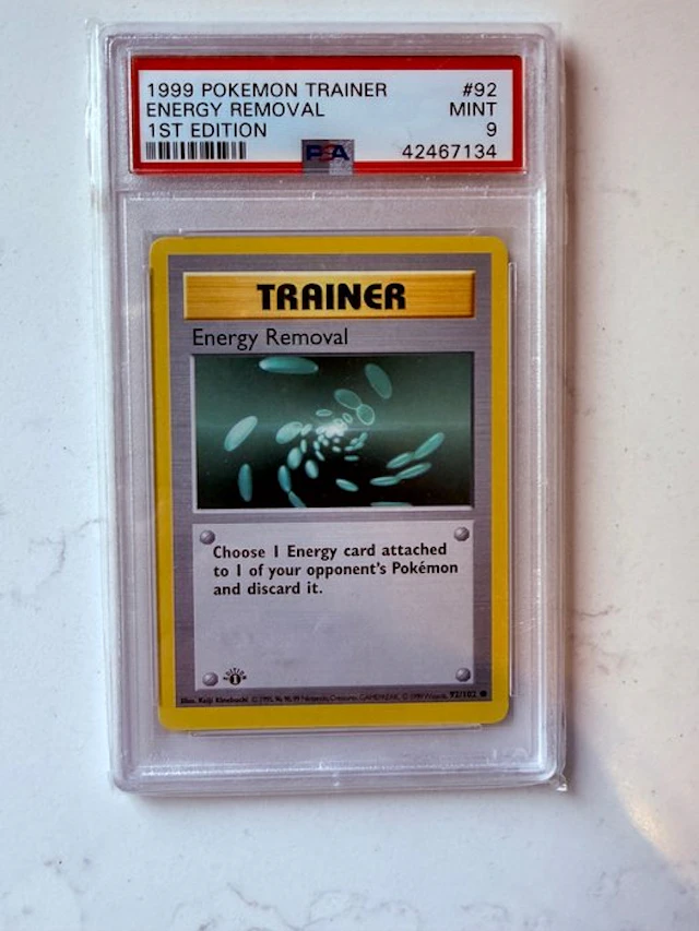 Pokémon - 1 Graded card 92 First edition - PSA 9 - Various sets