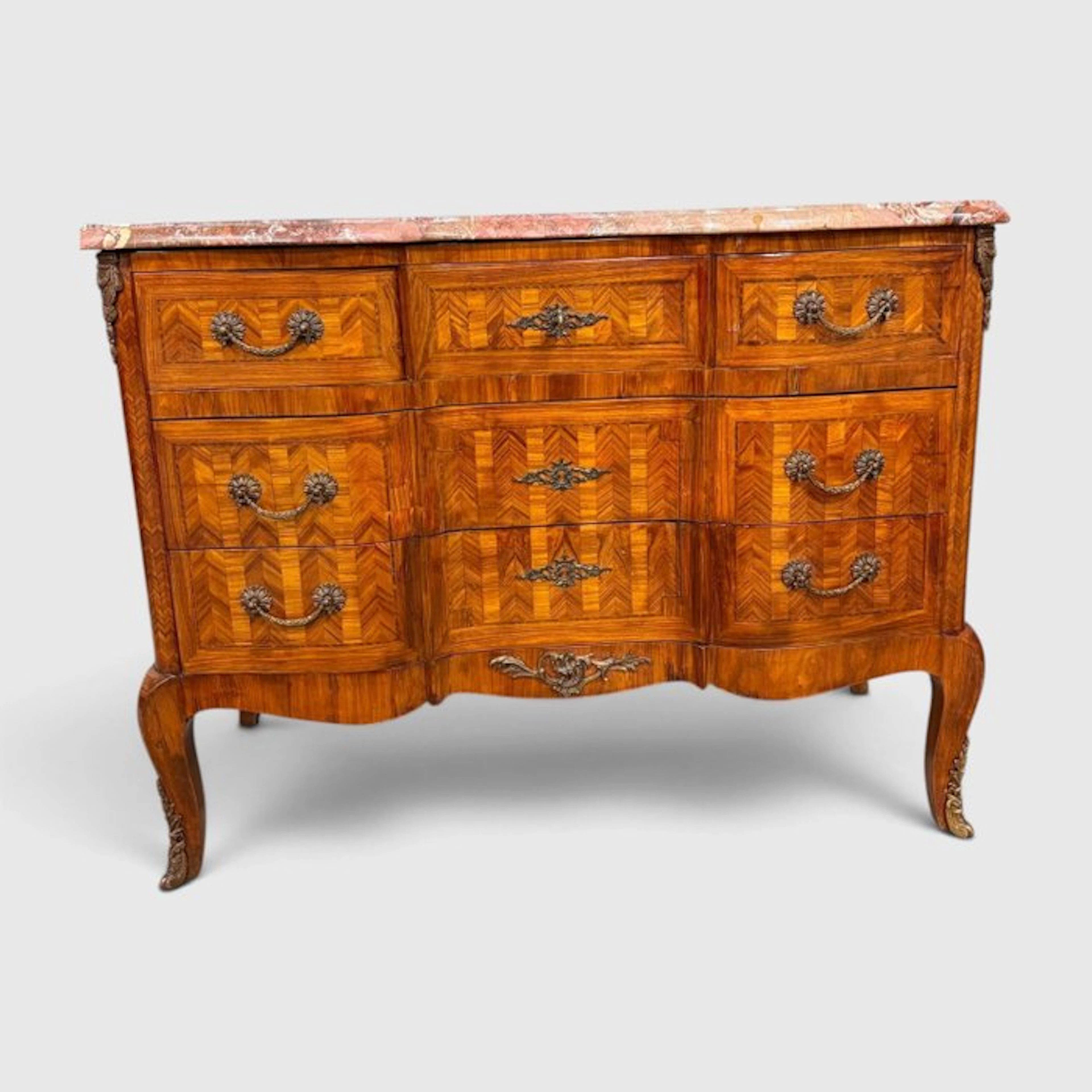 Chest of drawers - Wood - Louis XV style Commode