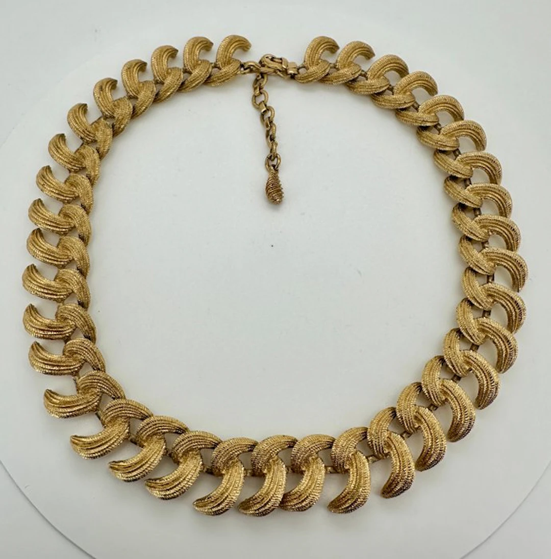 Monet - “Felicia” Collection - Multi-Strand Gold-Plated - 1960s - Necklace