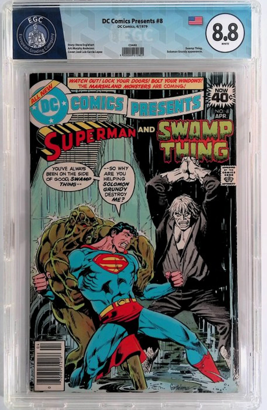 DC Comics Presents #8 - EGC 8.8 - 1 Graded comic - First edition - 1979