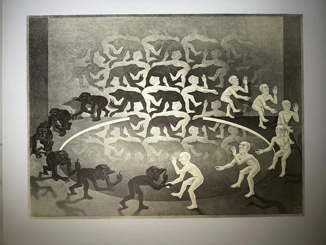 Maurits Cornelis Escher (1898-1972) - Rencontre